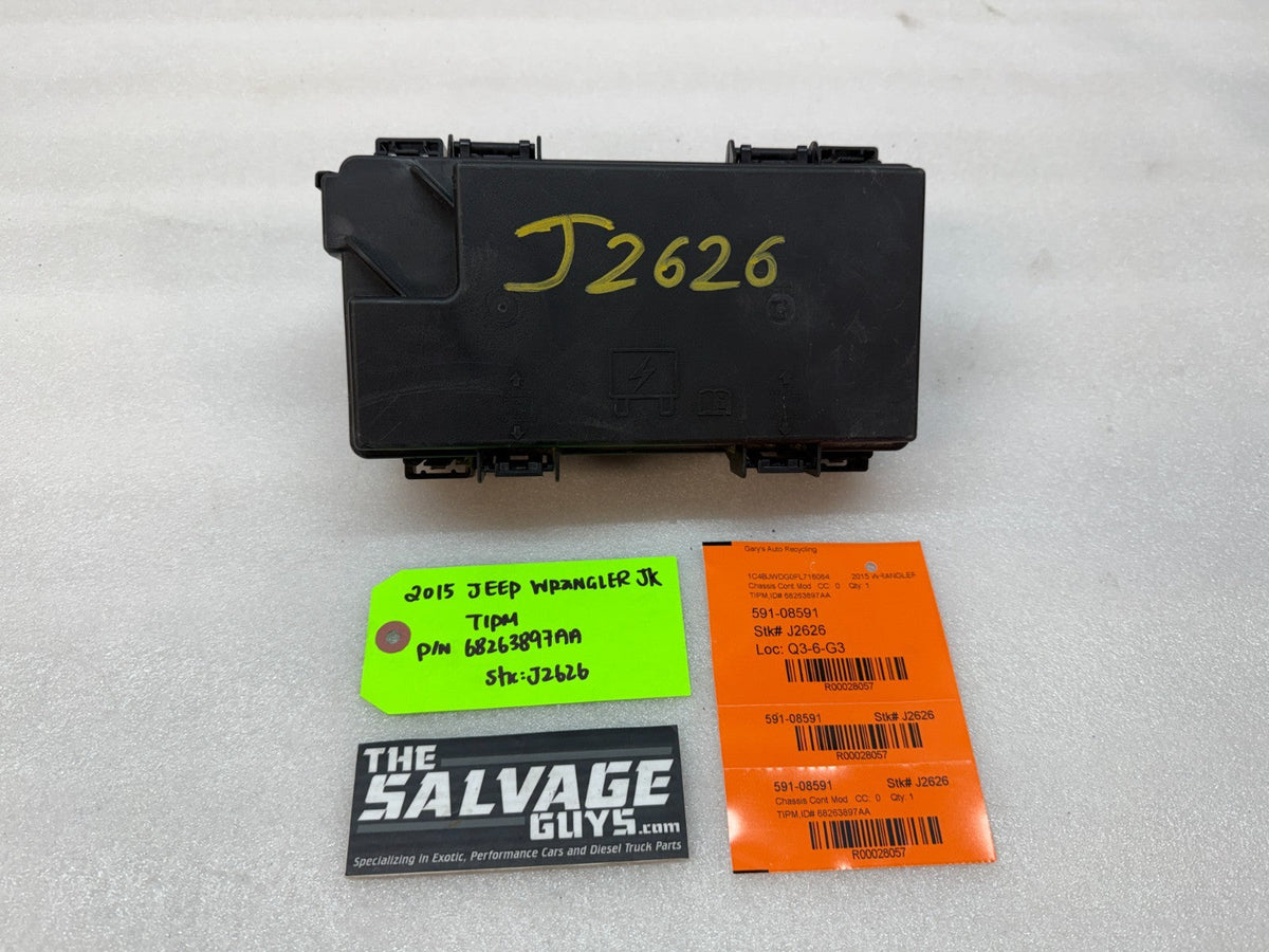 15 JEEP WRANGLER JK TIPM INTEGRATED MODULE FUSE BOX 68263897AA