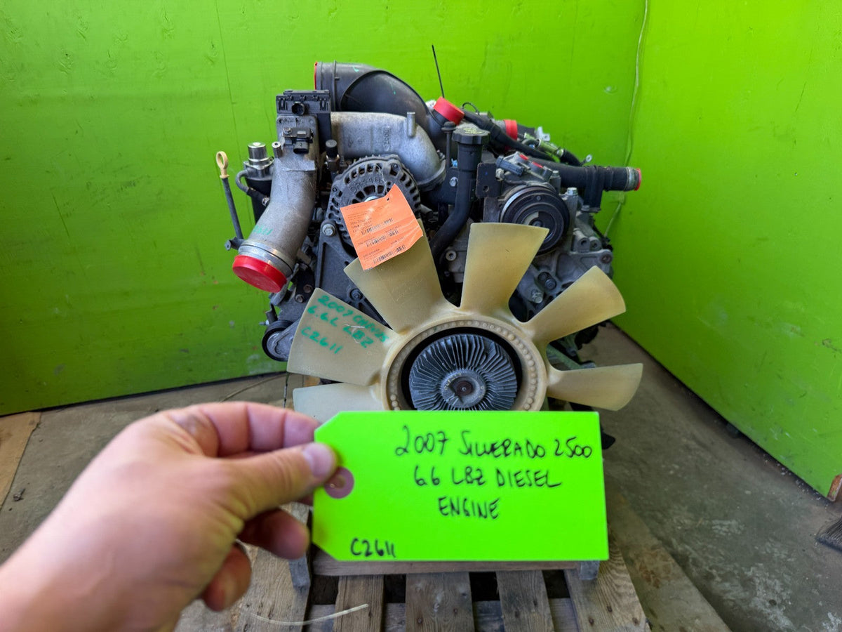 06 07 CHEVROLET GMC 2500 3500 6.6 LBZ DURAMAX DIESEL ENGINE MOTOR NO CORE!!