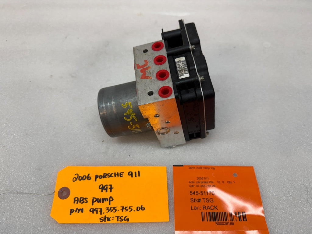 05-08 Porsche 997 911 C2 C4 ABS BRAKE PUMP ANTI LOCK MODULE ASSEMBLY 99735575506