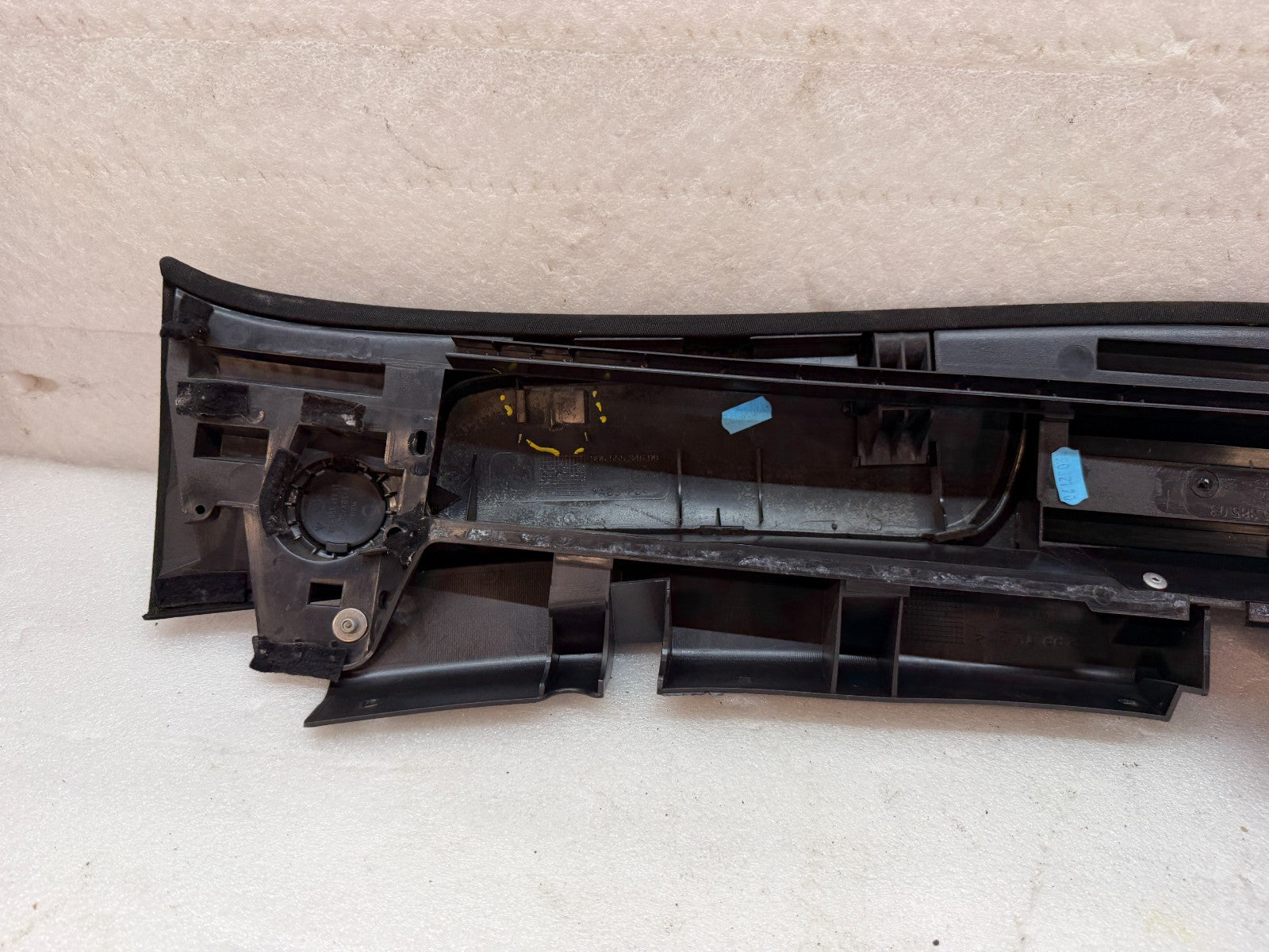 PORSCHE 996 997 CONVERTIBLE CABRIOLET CABRIO ROLL BAR COVER TRIM PANEL BLACK
