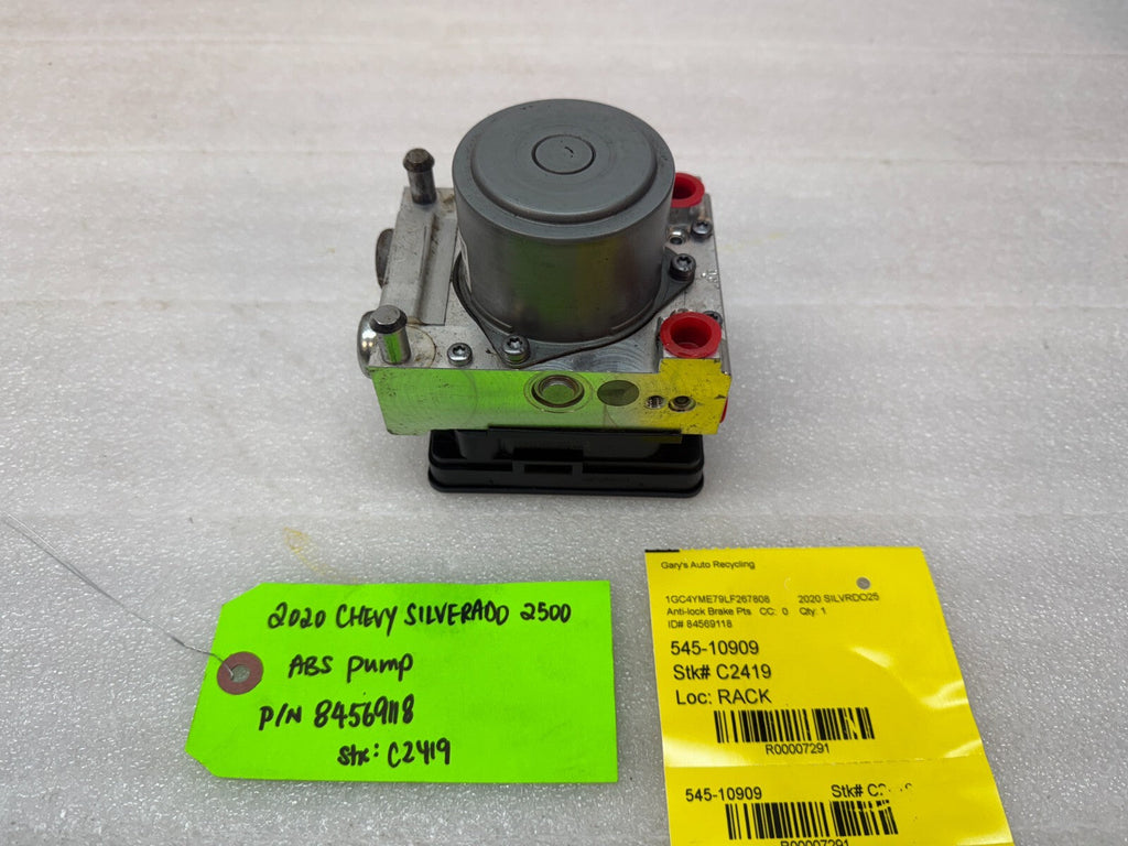 20 CHEVROLET GMC SIERRA SILVERADO 3500 2500 ABS ANTI LOCK BRAKE PUMP 84569118