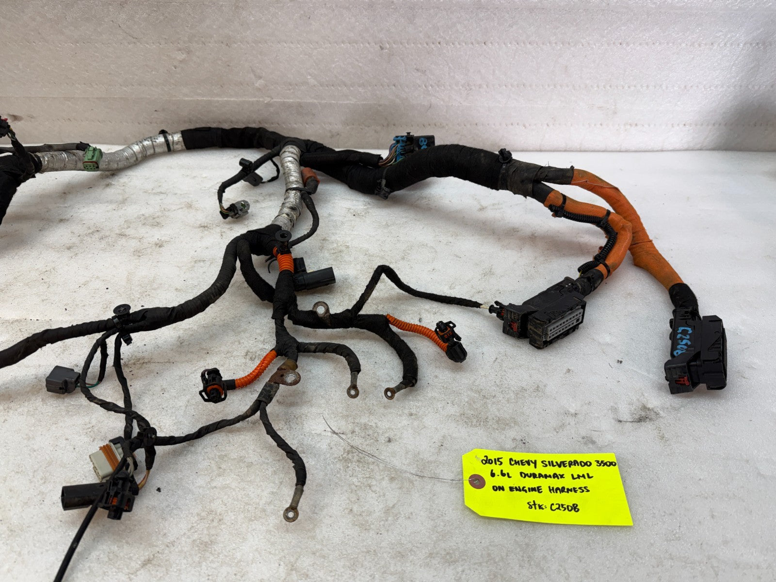 15 GMC SIERRA CHEVROLET SILVERADO 3500HD DURAMAX 6.6 LML ENGINE WIRING HARNESS