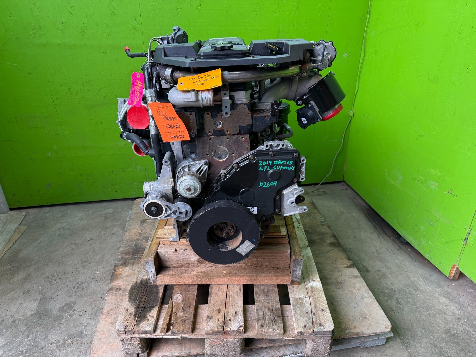 19 20 DODGE RAM 2500 3500 6.7 CUMMINS TURBO DIESEL ENGINE MOTOR VIN L
