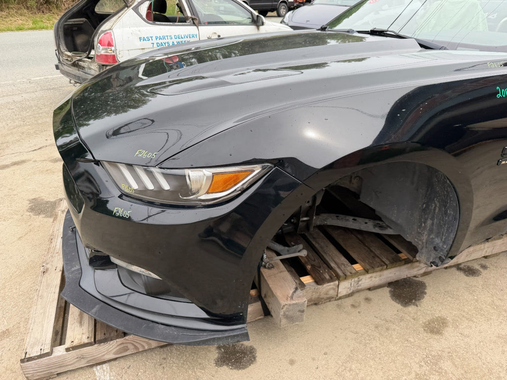 15 16 17 FORD MUSTANG GT S550 COMPLETE FRONT NOSE BUMPER LIGHTS FRAME RAILS HOOD