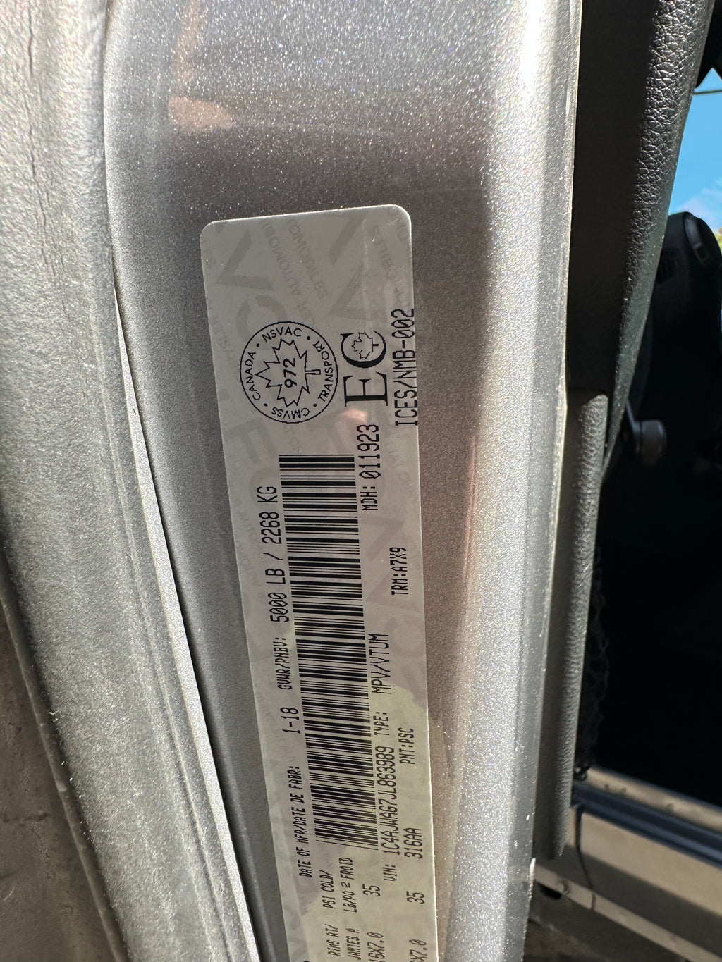2018 Jeep Wrangler JL Sport 3.6 – J2544
