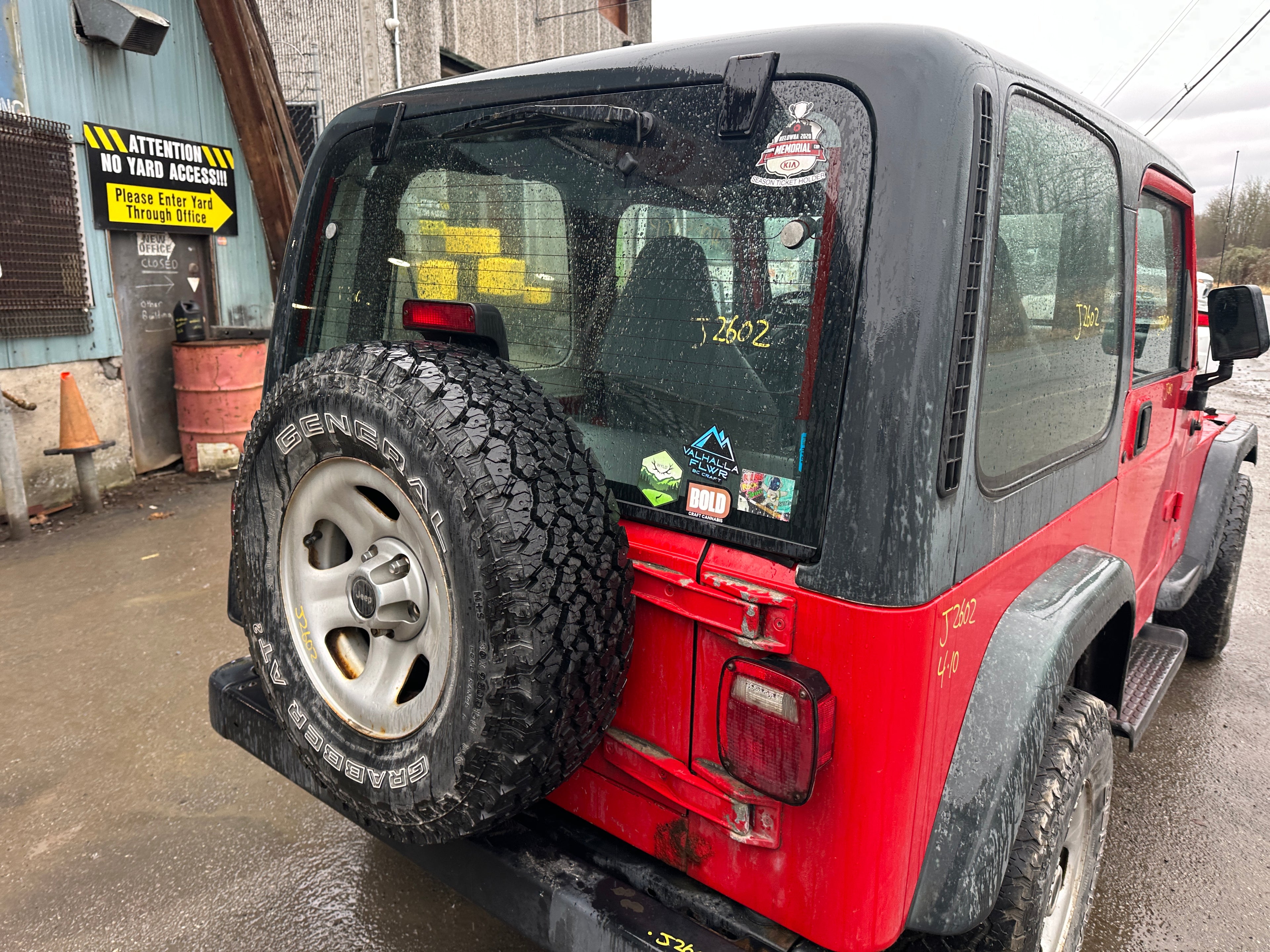 1997 Jeep Wrangler TJ 2.5 – J2602