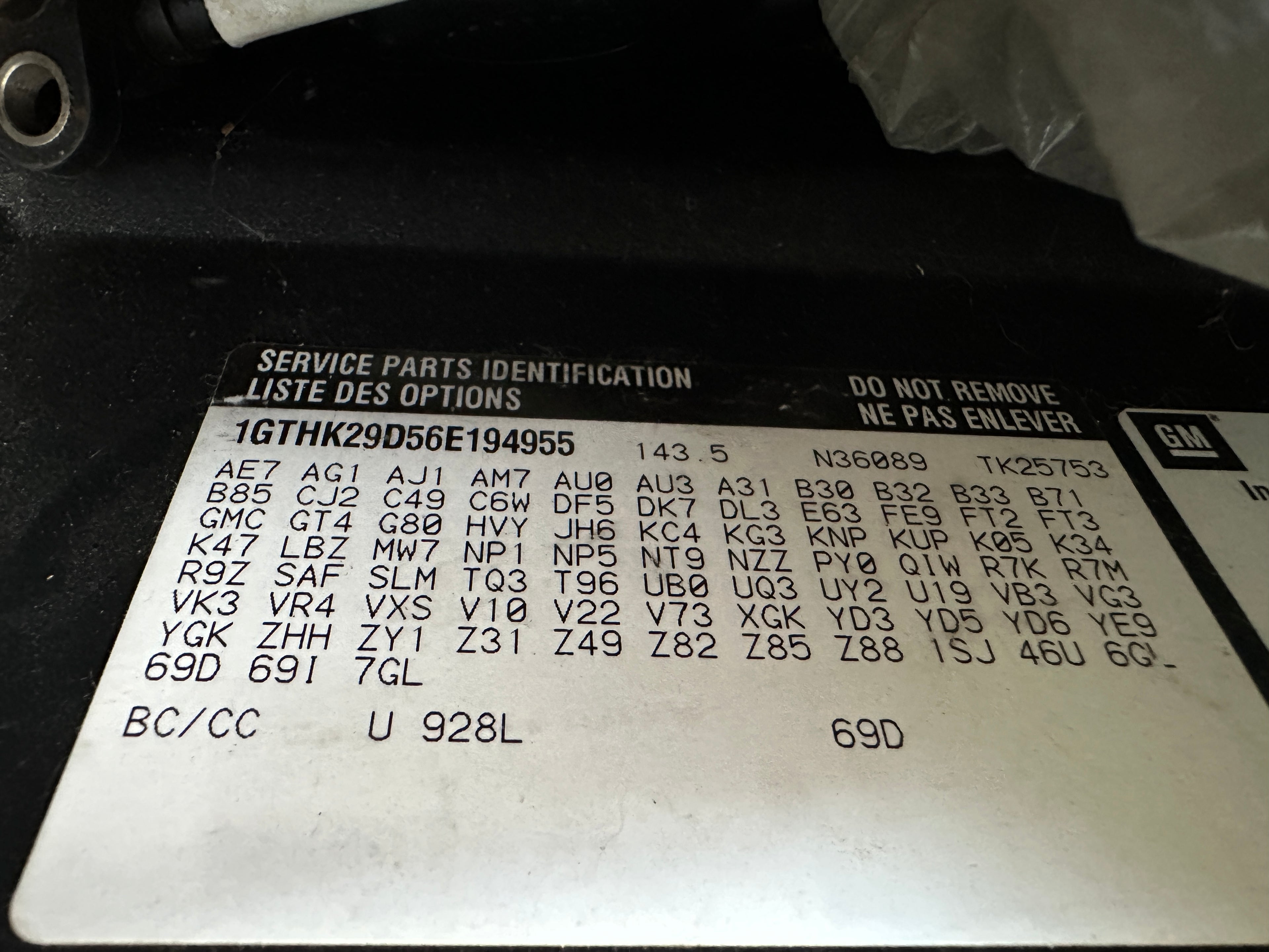 2006 GMC Sierra 2500 6.6L LBZ – G2519