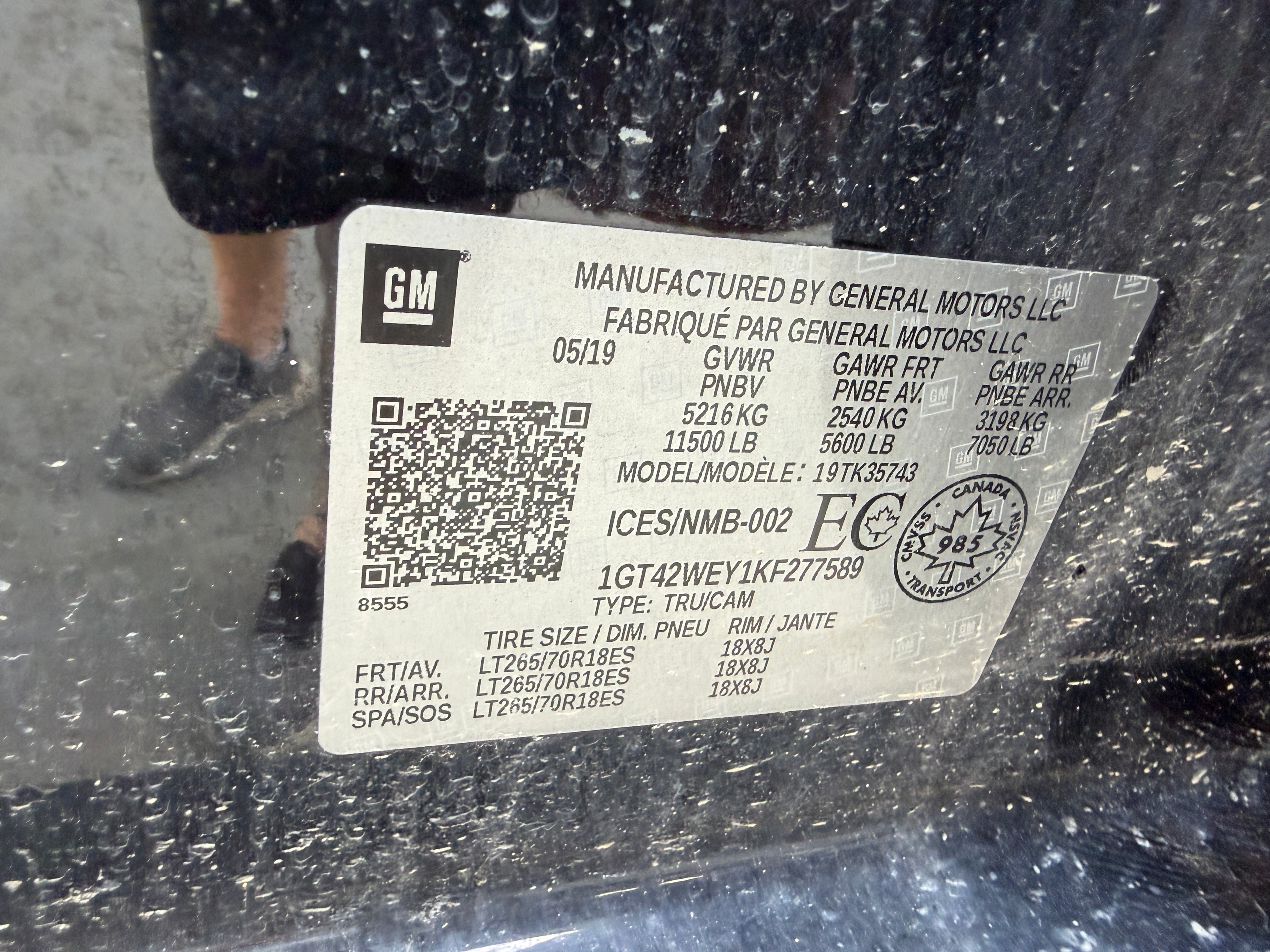 2019 GMC Sierra 3500HD Denali 6.6 L5P Duramax – G2611