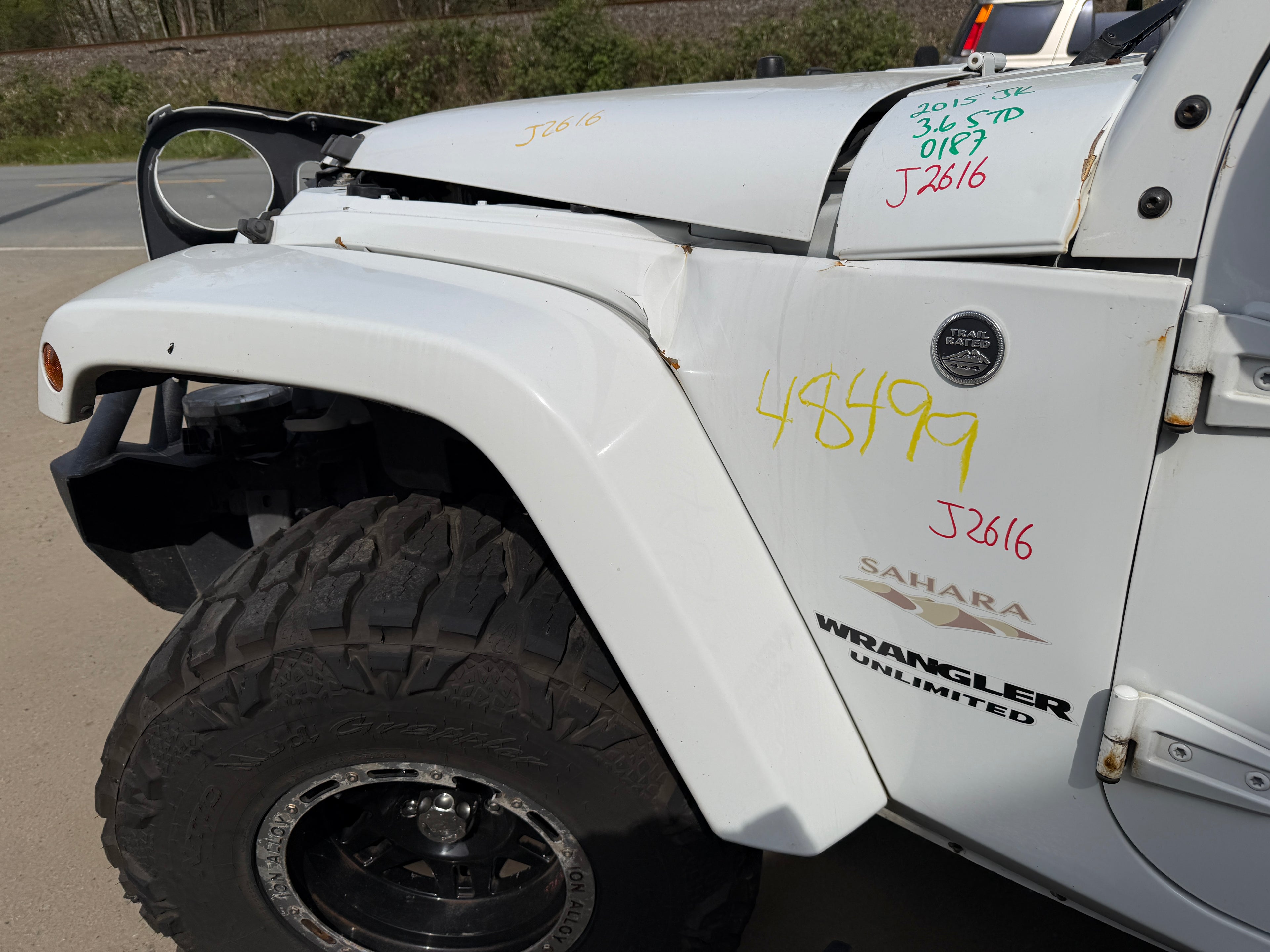 2015 Jeep Wrangler JK Unlimited Sahara 3.6 – J2616
