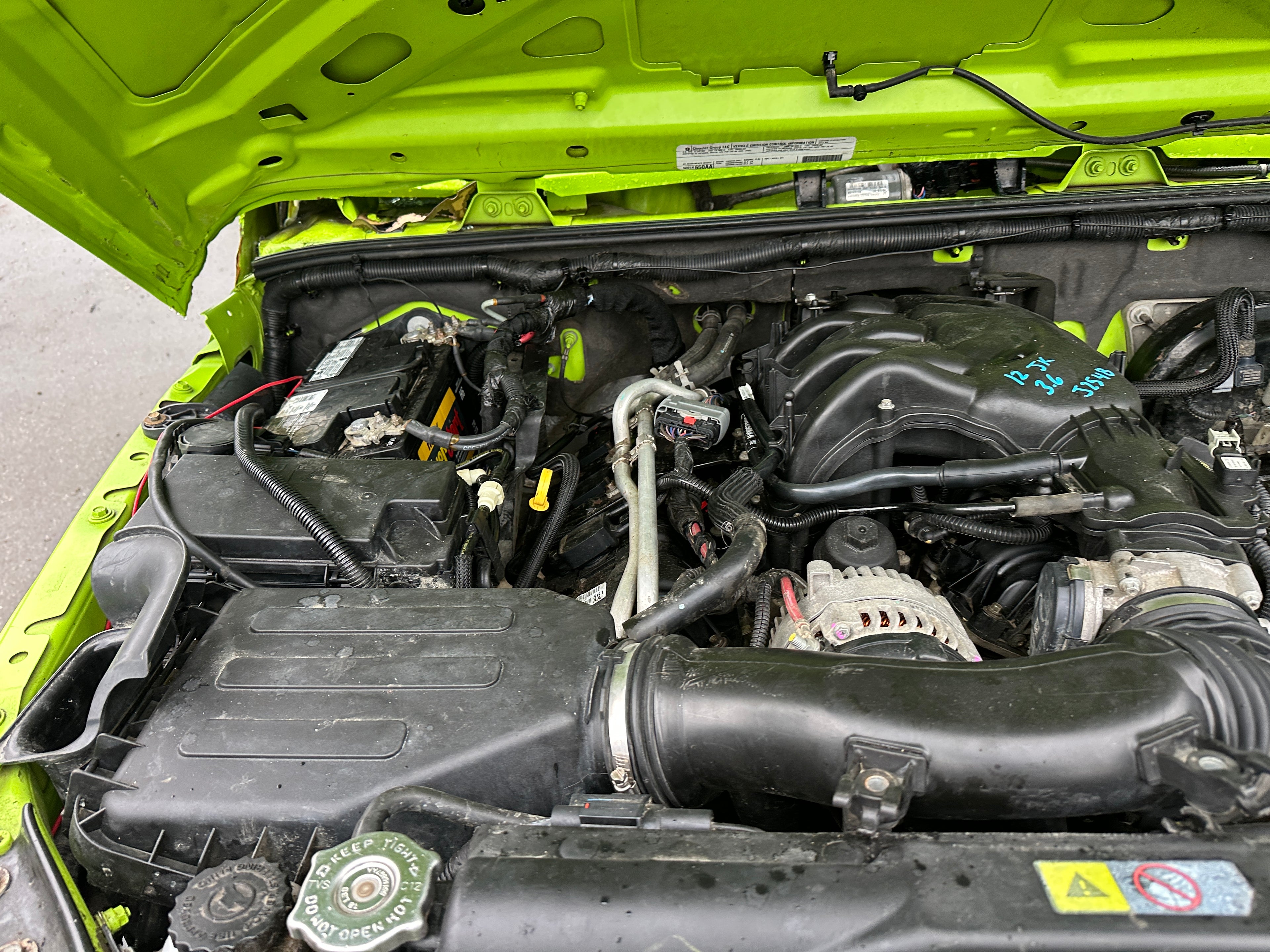 2012 Jeep Wrangler JK Sport 3.6 – J2548