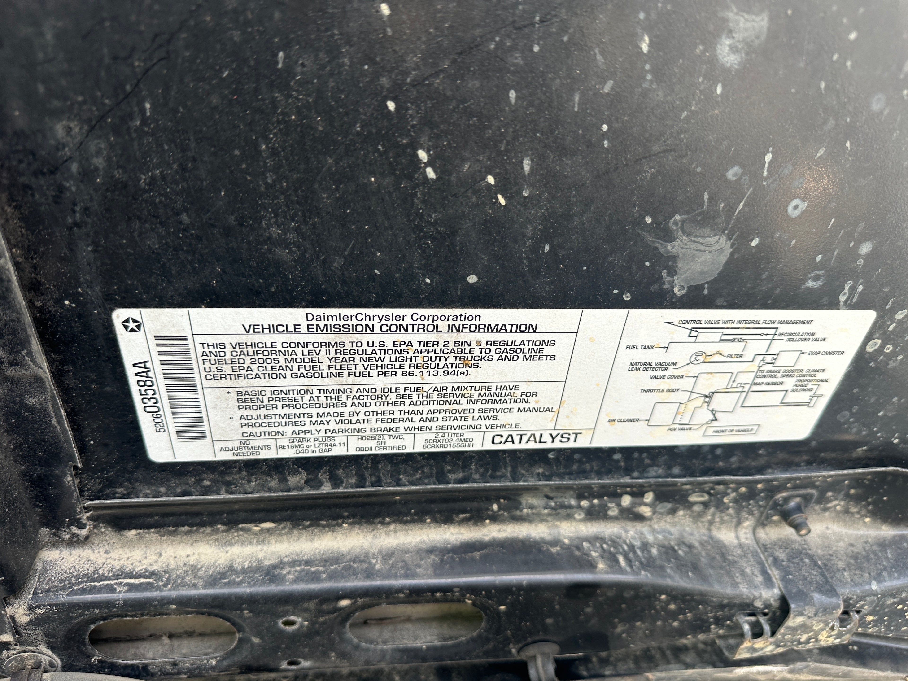 2005 Jeep Wrangler TJ 2.4 – J2526