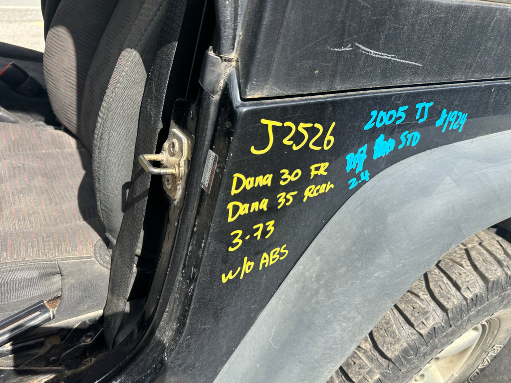 2005 Jeep Wrangler TJ 2.4 – J2526