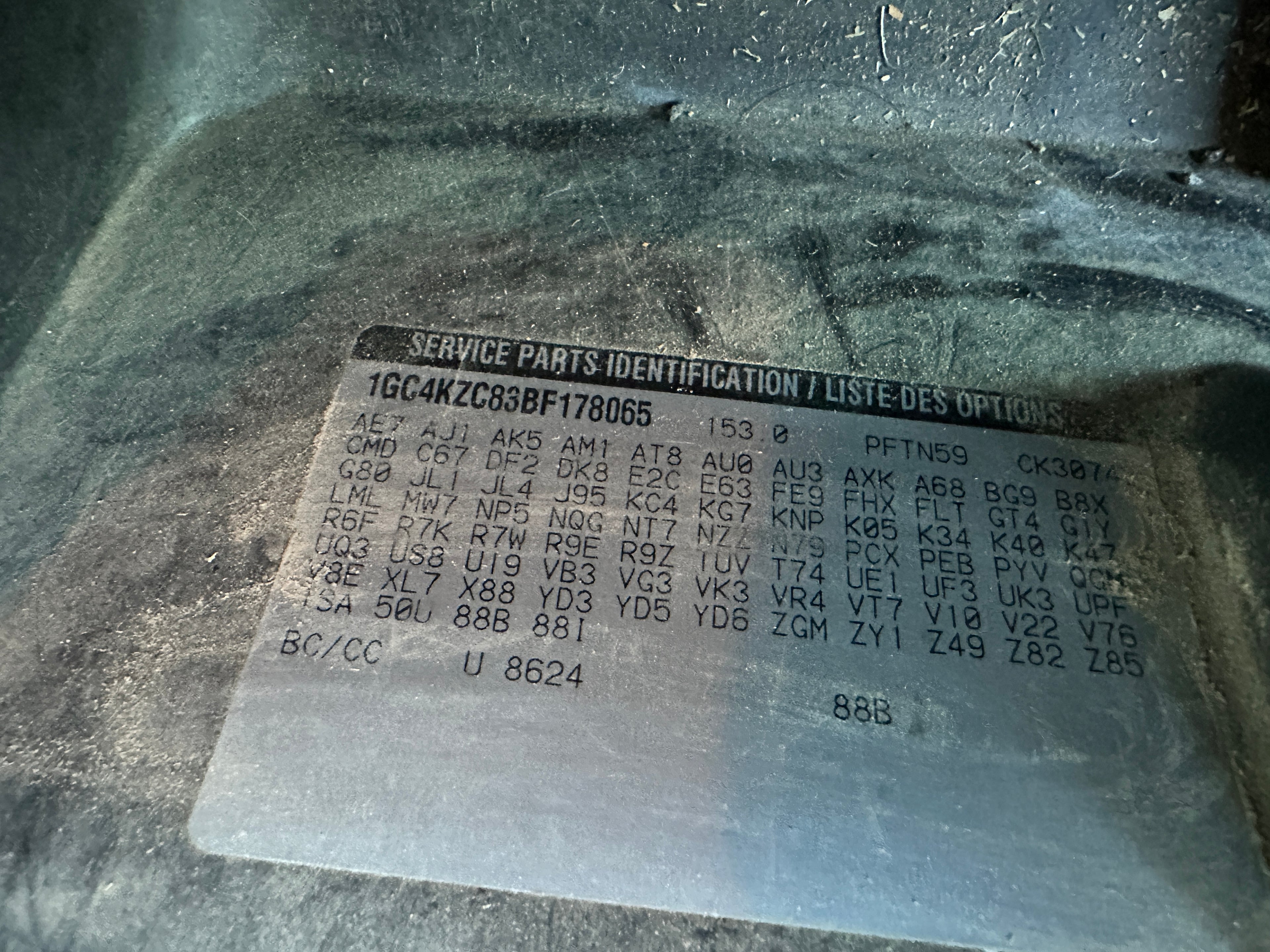 2011 Chevrolet Silverado 3500HD 6.6L LML Duramax – C2503