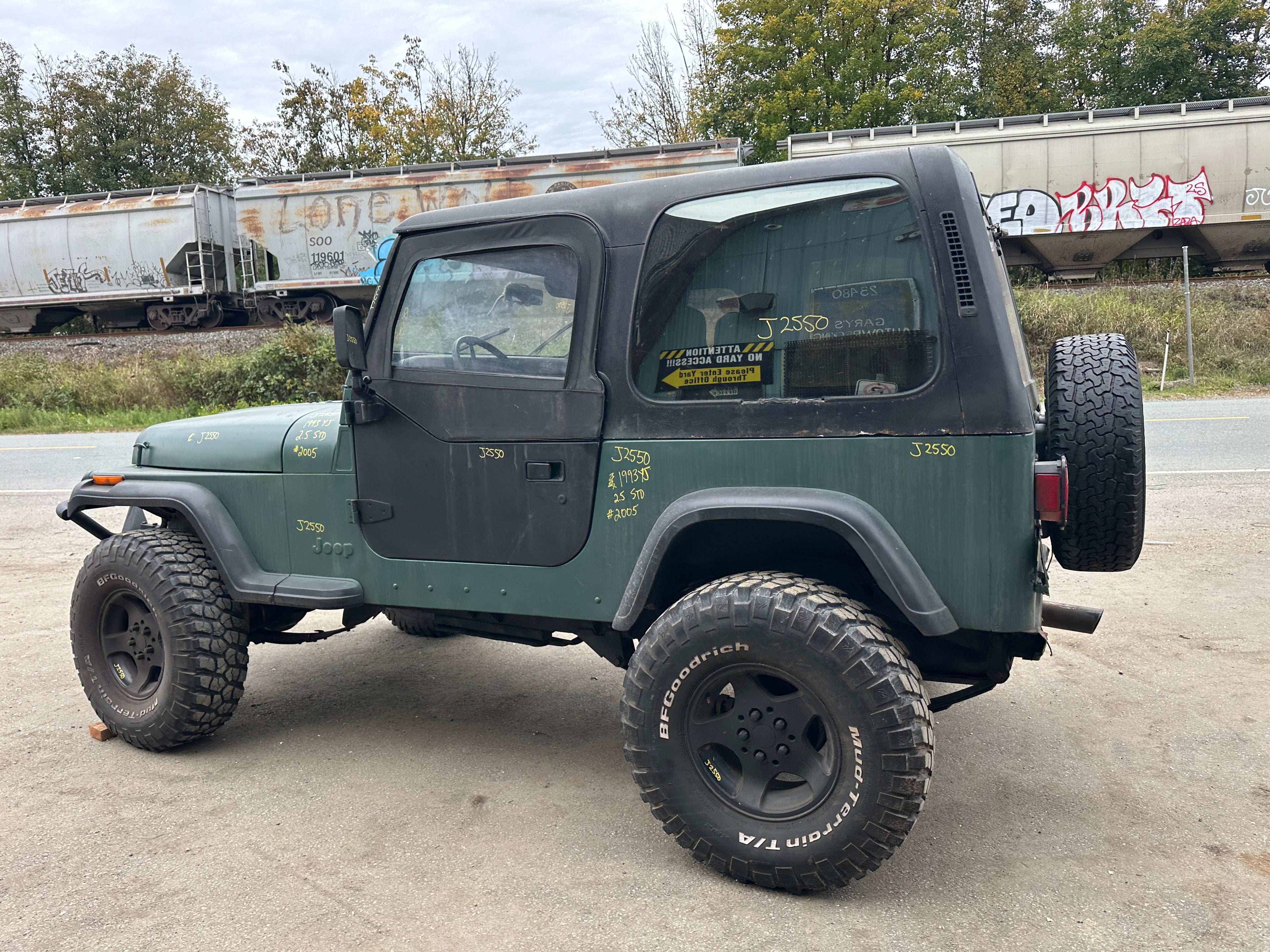 1993 Jeep Wrangler YJ 2.5 – J2550