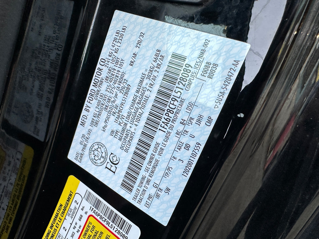 2020 Ford Mustang GT 5.0 – F2502