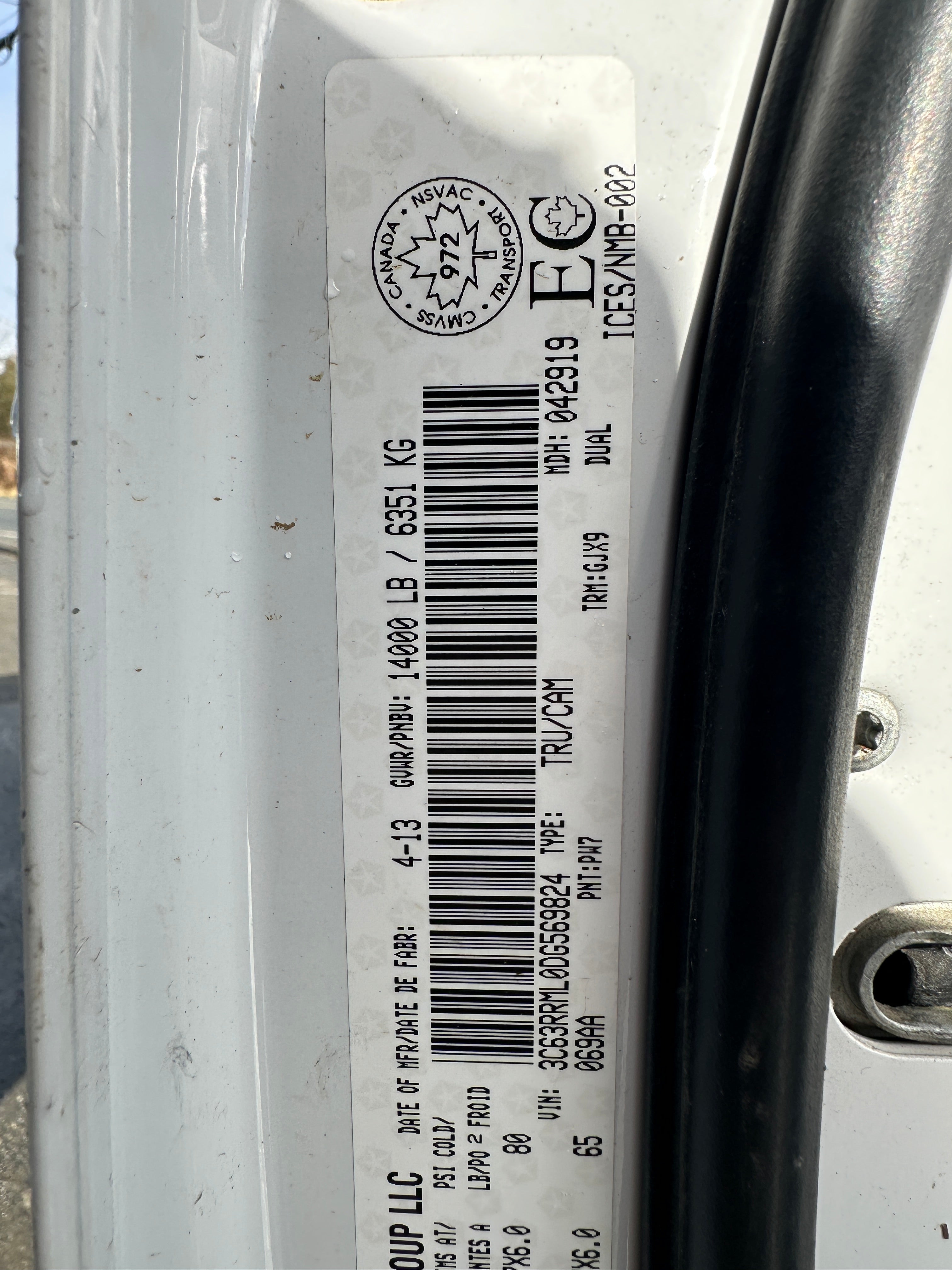 2013 Dodge Ram 3500 6.7 Cummins – D2601