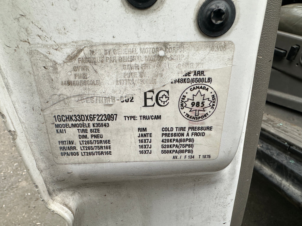 2006 Chevrolet Silverado 3500 6.6L LBZ Duramax – C2506