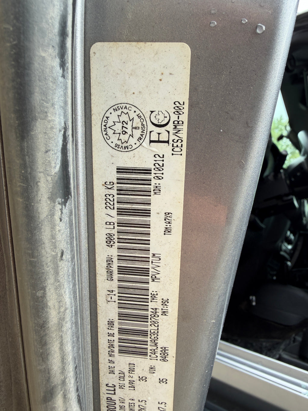 2014 Jeep Wrangler JK Sport 3.6 – J2619