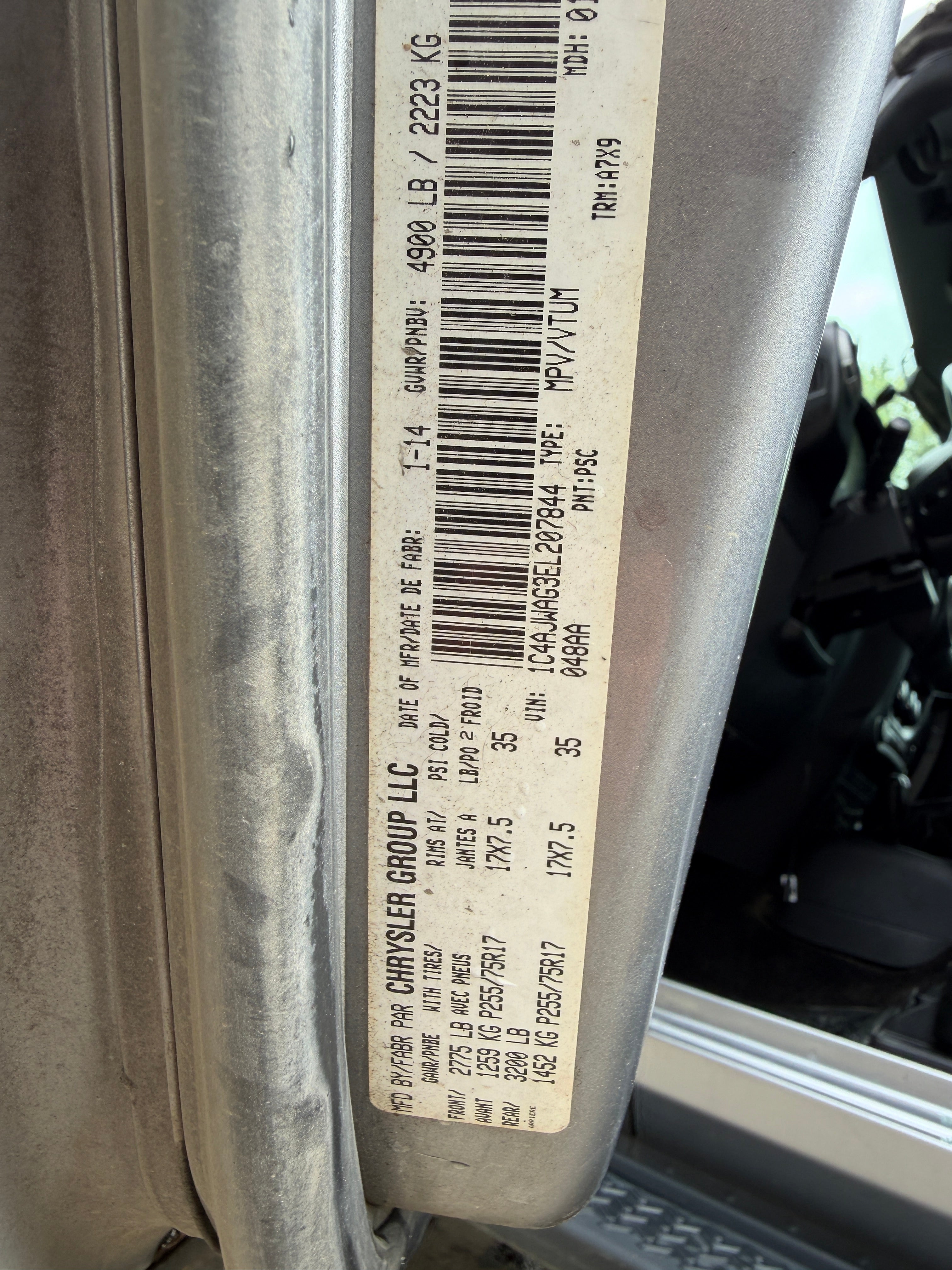 2014 Jeep Wrangler JK Sport 3.6 – J2619