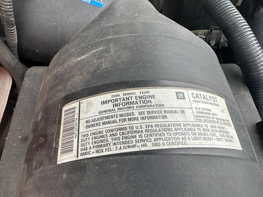 2006 Chevrolet Silverado 3500 6.6L LBZ Duramax – C2506