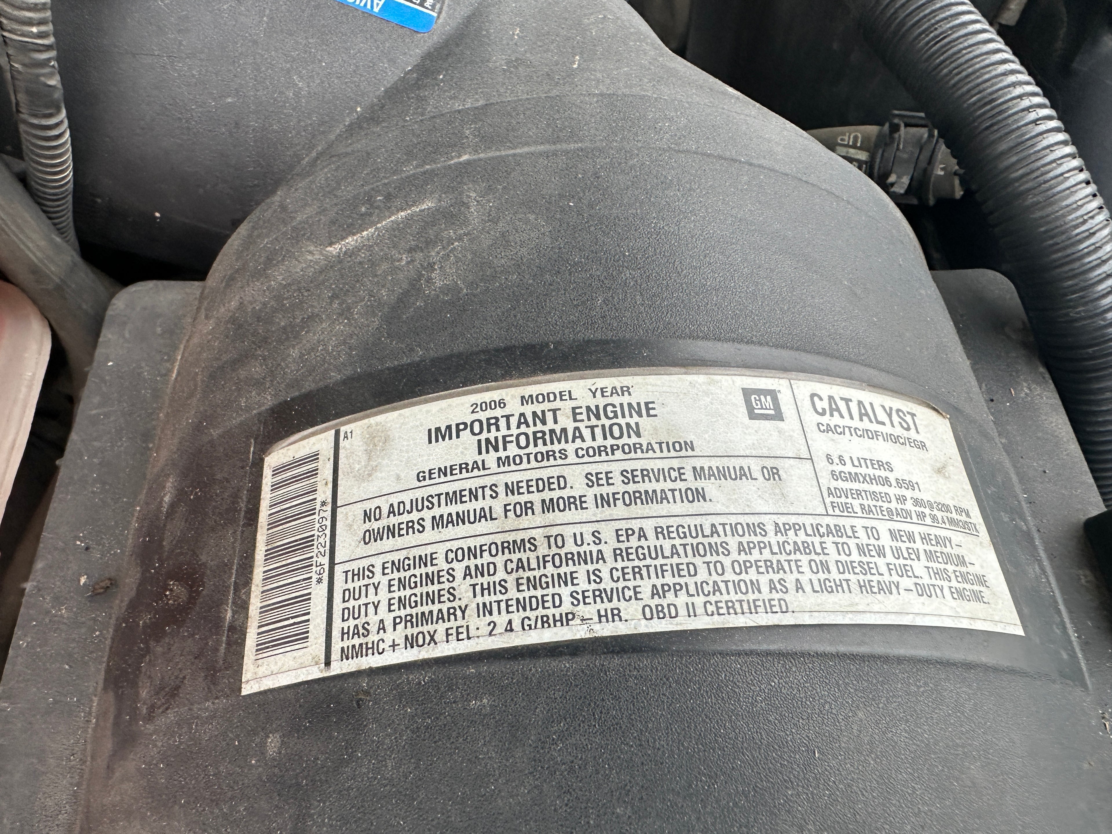 2006 Chevrolet Silverado 3500 6.6L LBZ Duramax – C2506