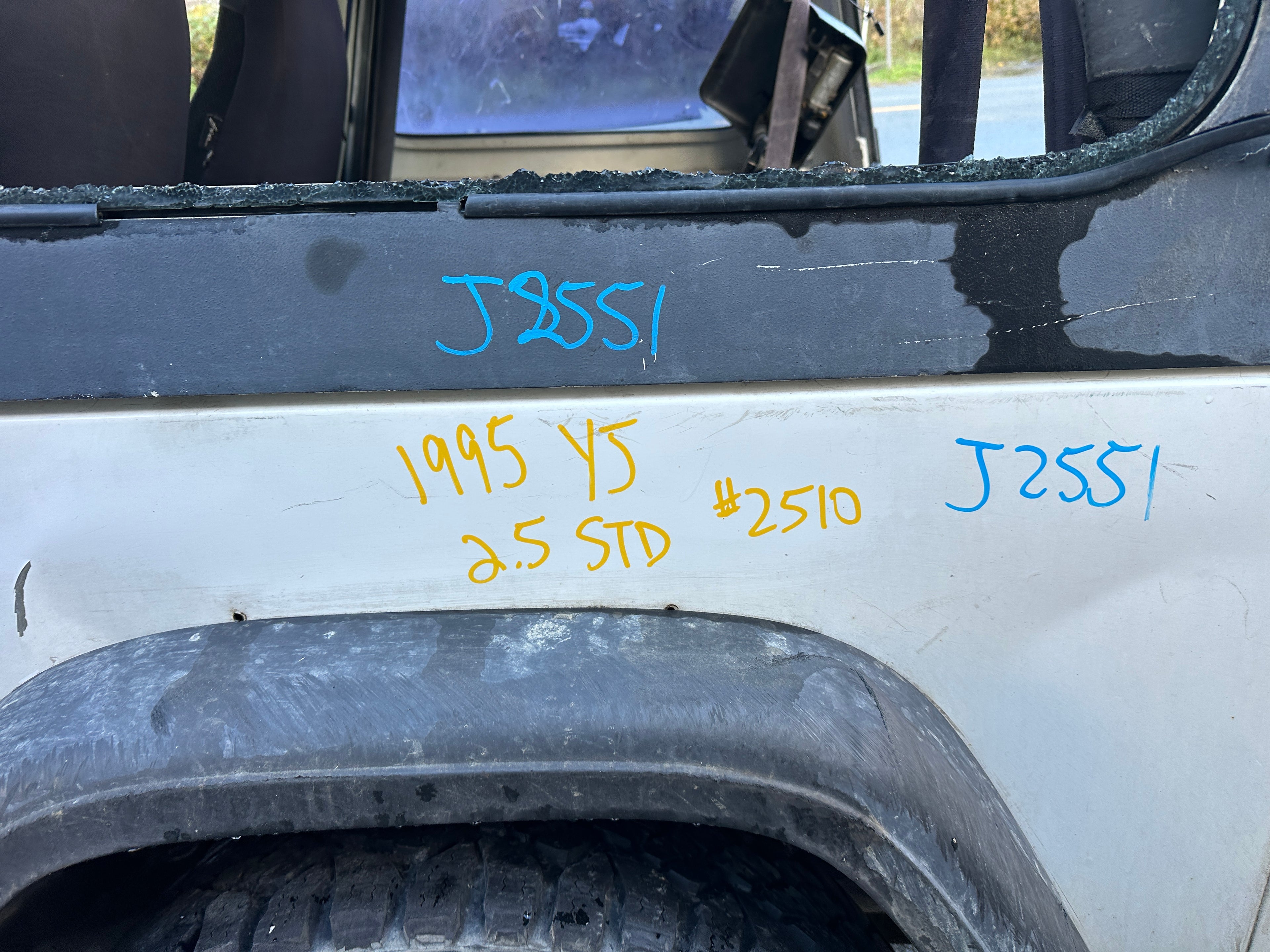 1995 Jeep Wrangler YJ Rio Grande 2.5 – J2551