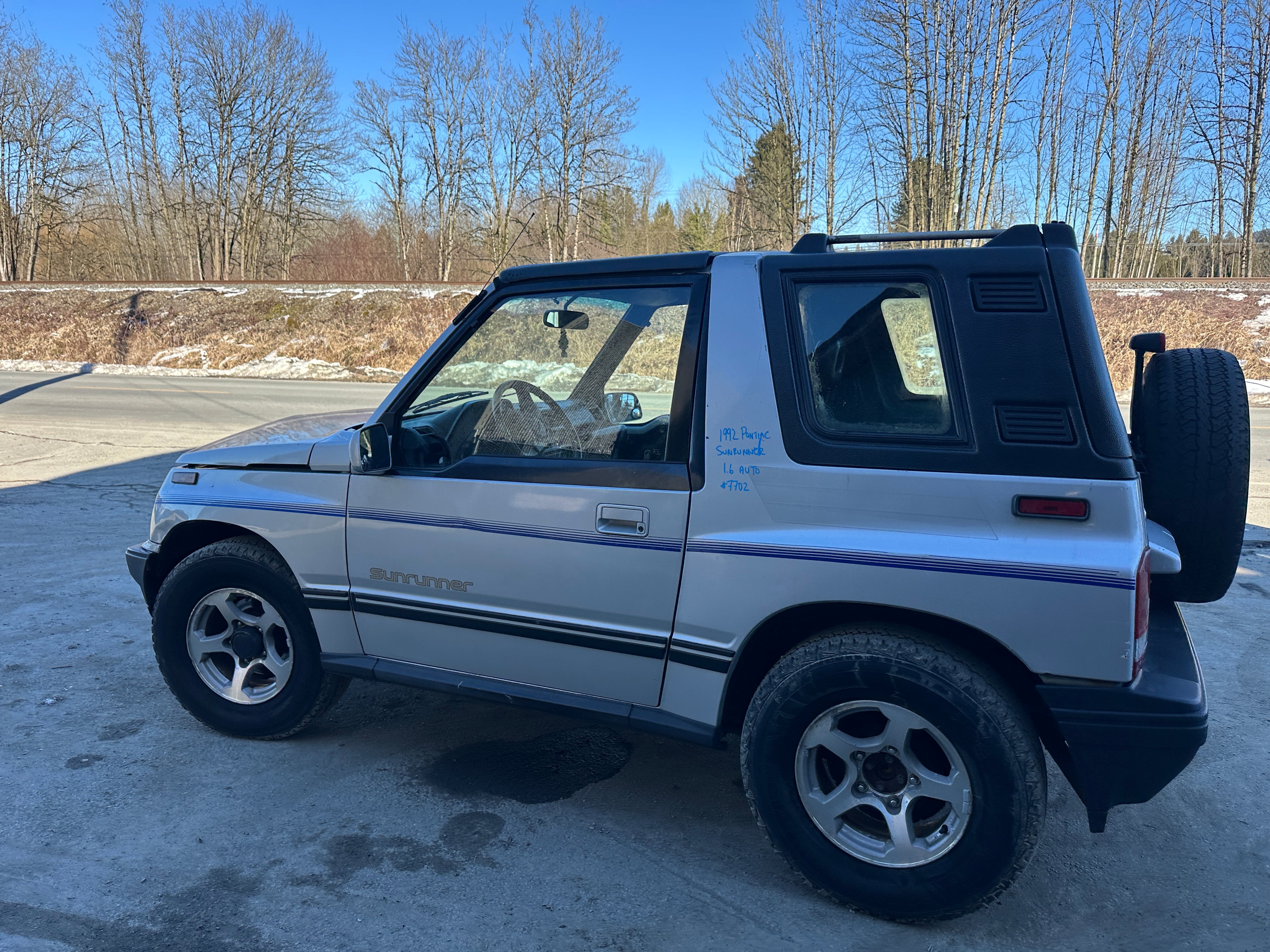 1992 Pontiac Sunrunner 1.6 – P2501