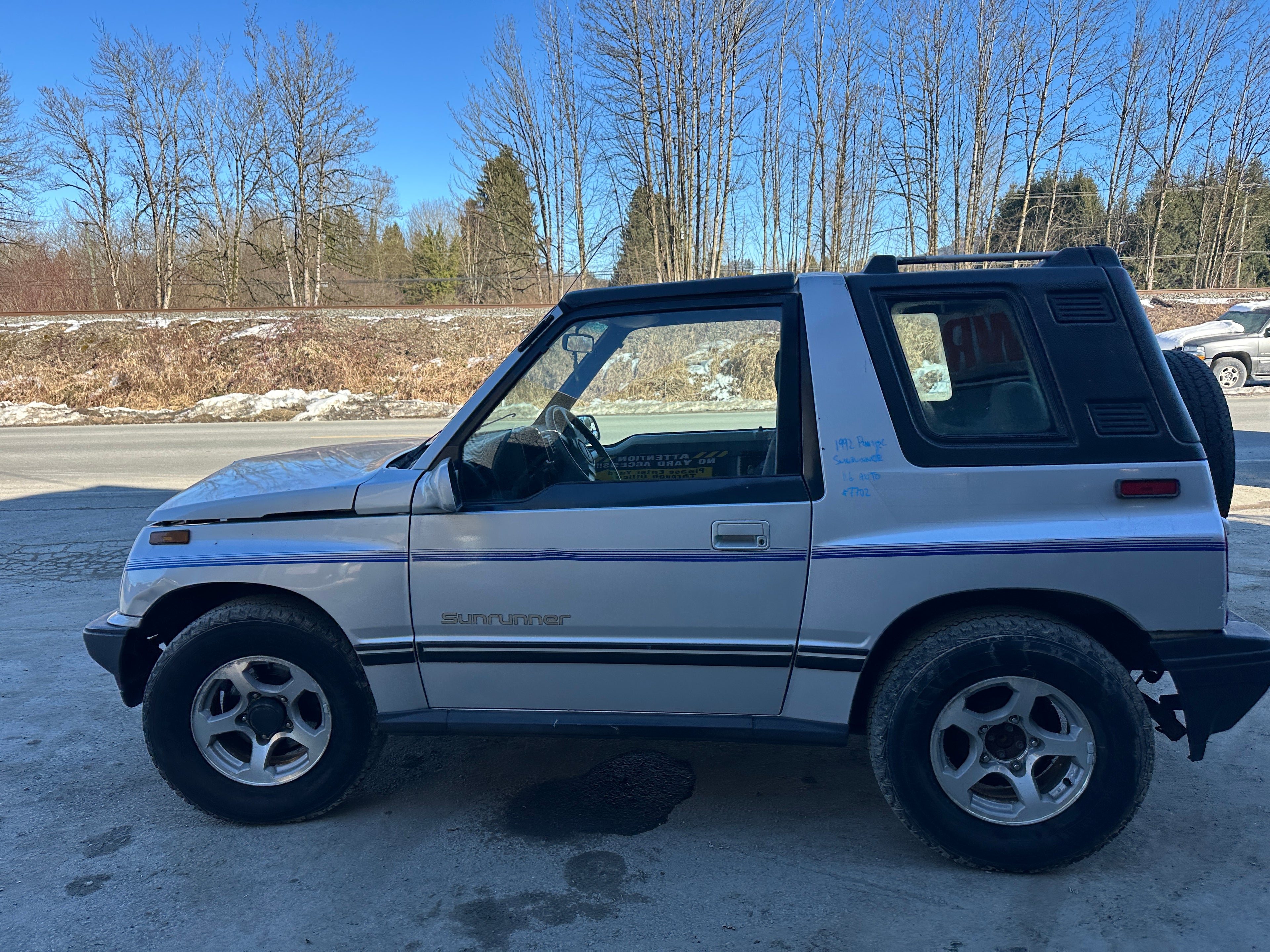 1992 Pontiac Sunrunner 1.6 – P2501