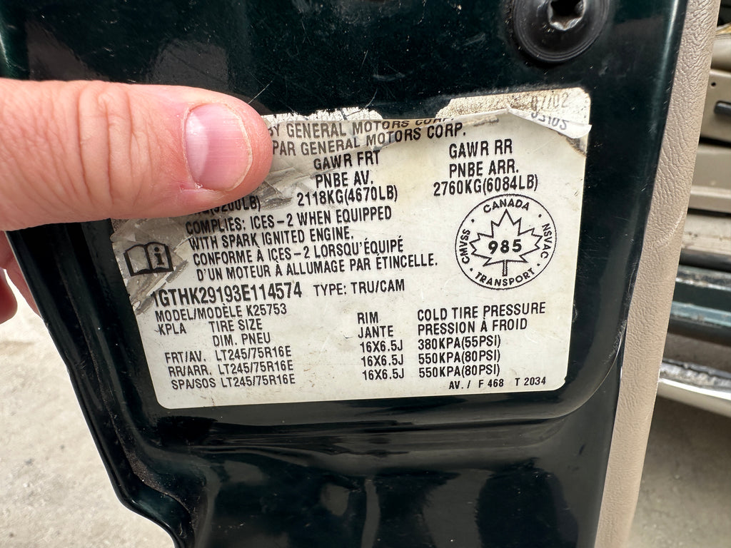 2003 GMC Sierra K2500HD 6.6 LB7 Duramax – G2528