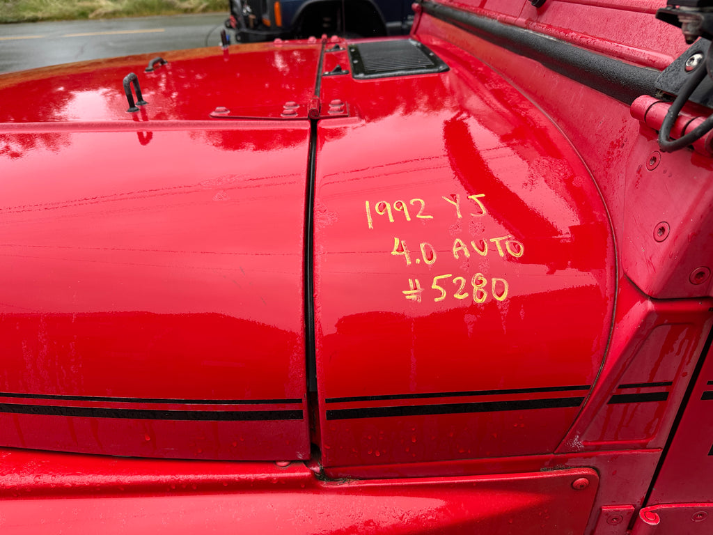 1992 Jeep Wrangler YJ Renegade 4.0 – J2528