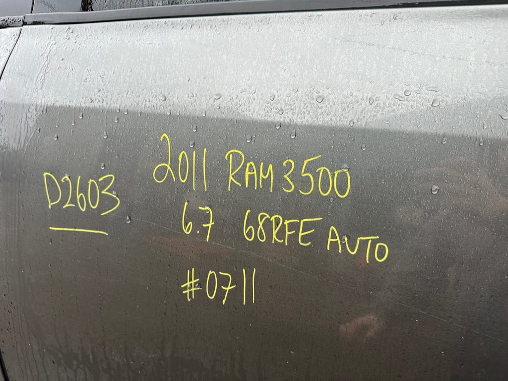 2011 Dodge Ram 3500 6.7 Cummins – D2603