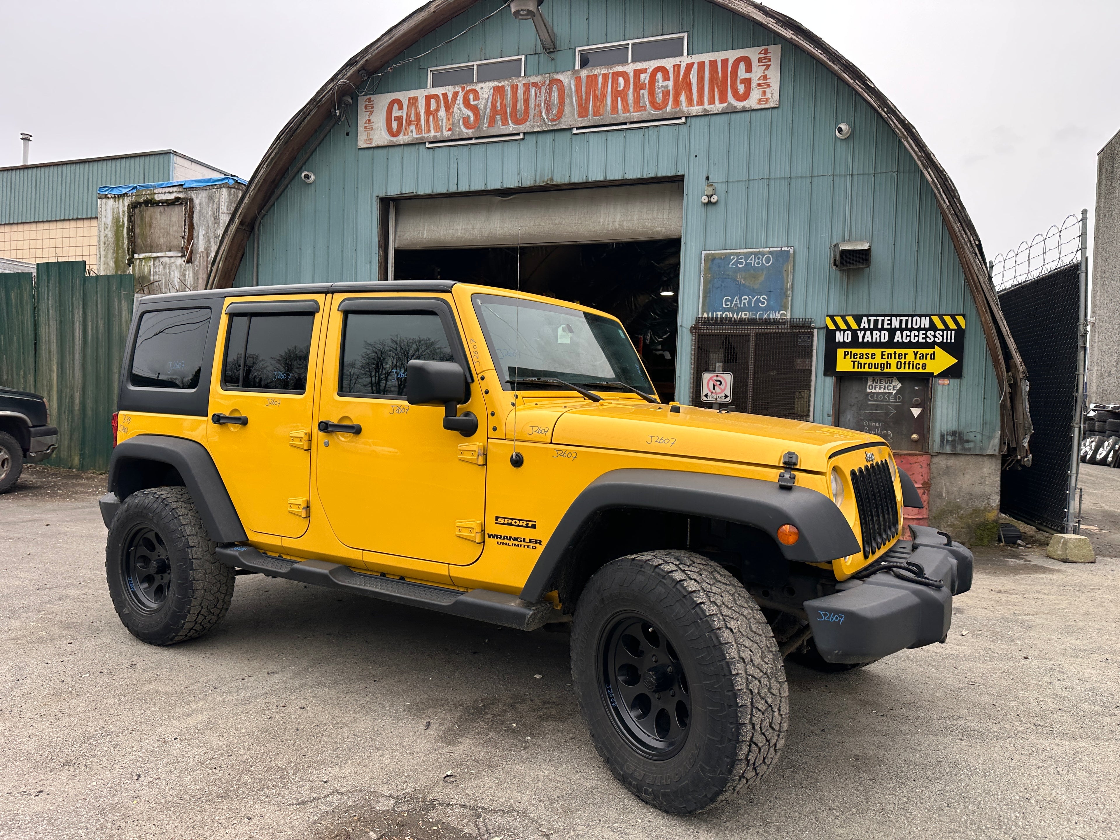 2015 Jeep Wrangler JK Unlimited Sport 3.6 – J2607