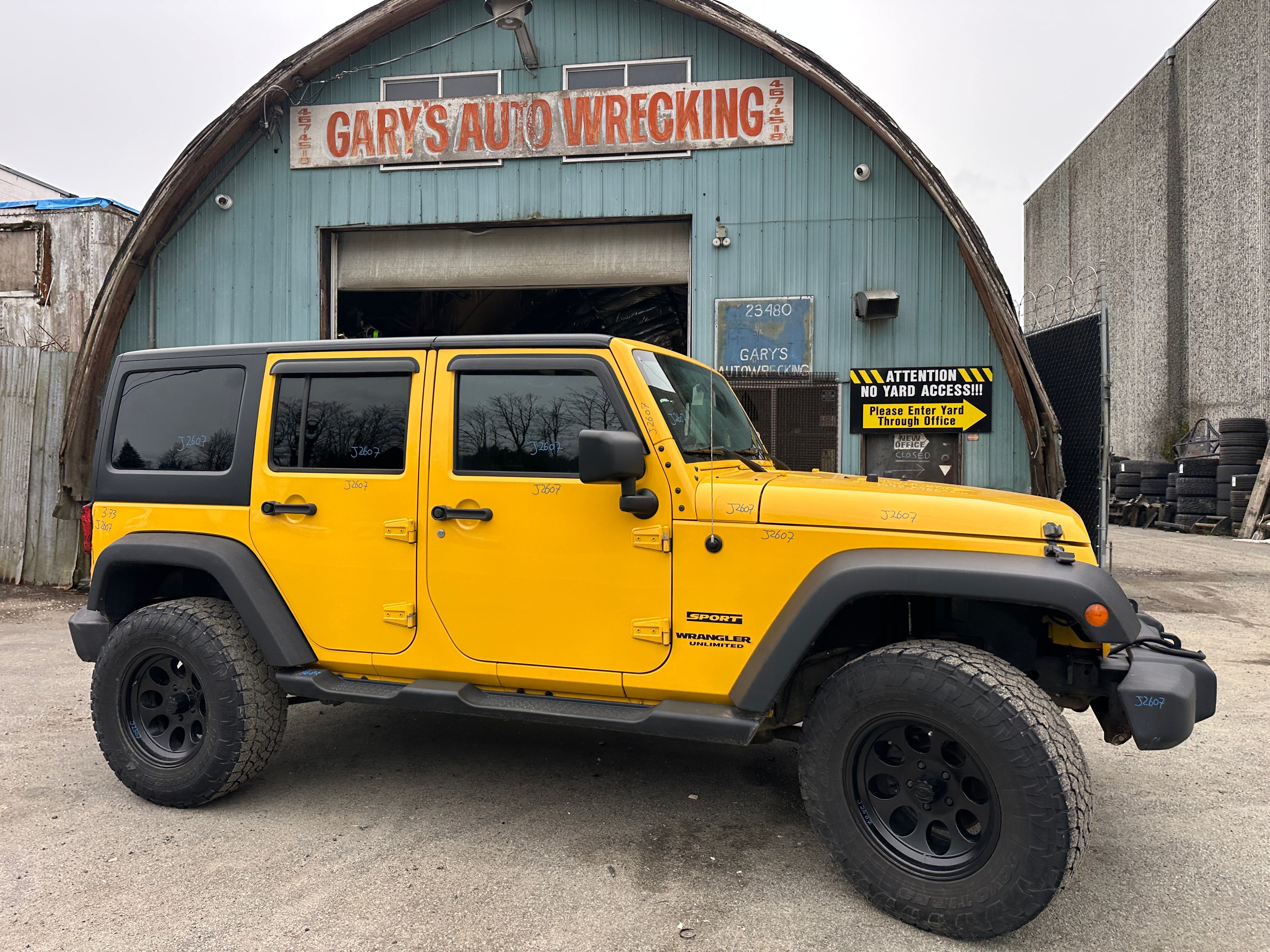 2015 Jeep Wrangler JK Unlimited Sport 3.6 – J2607