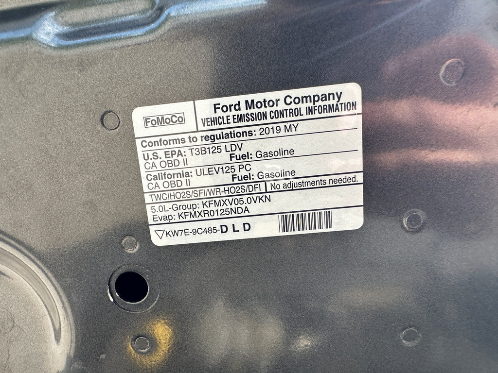 2019 Ford Mustang GT 5.0 6-Speed – F2506