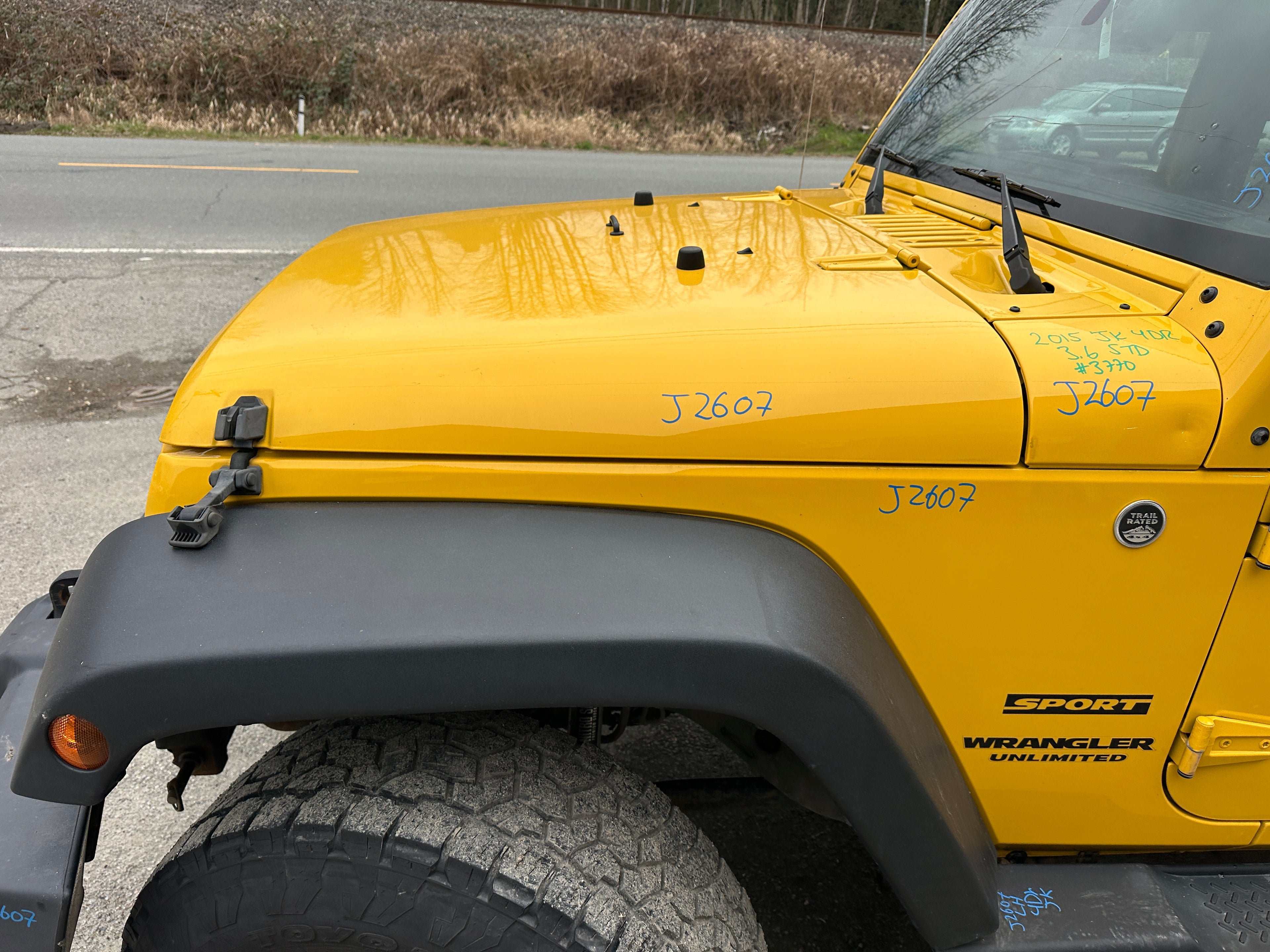 2015 Jeep Wrangler JK Unlimited Sport 3.6 – J2607