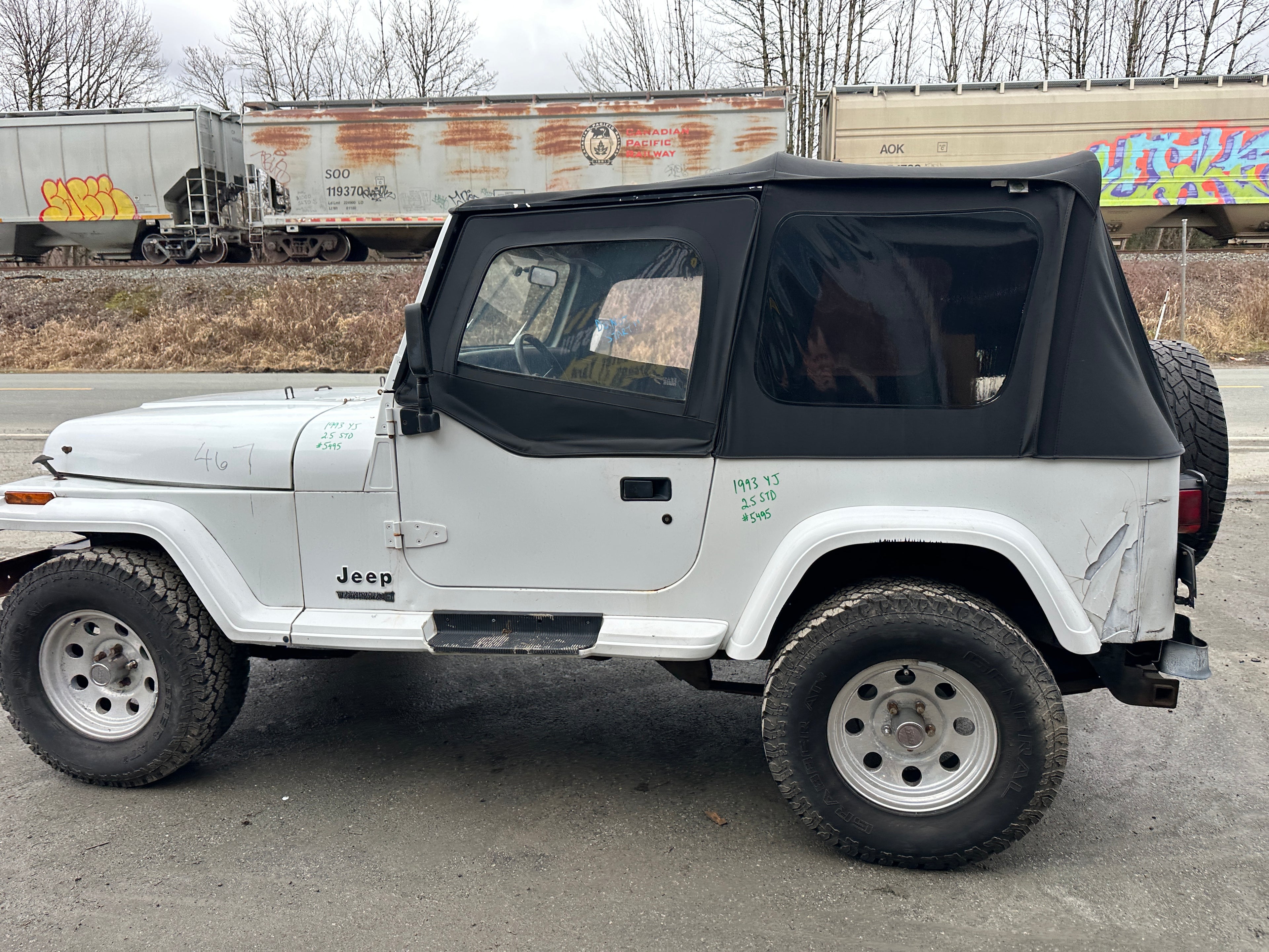 1993 Jeep Wrangler YJ 2.5 – J2509