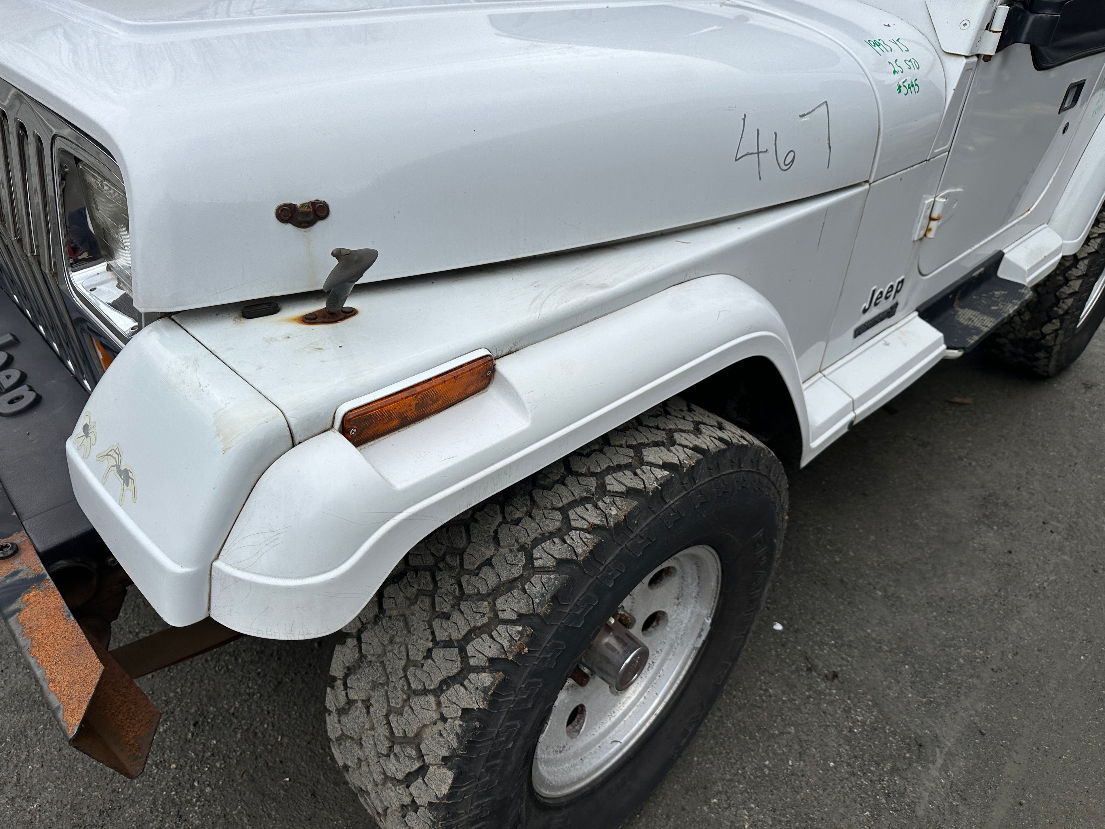 1993 Jeep Wrangler YJ 2.5 – J2509