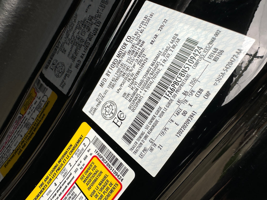 2022 Ford Mustang GT 5.0 – F2507