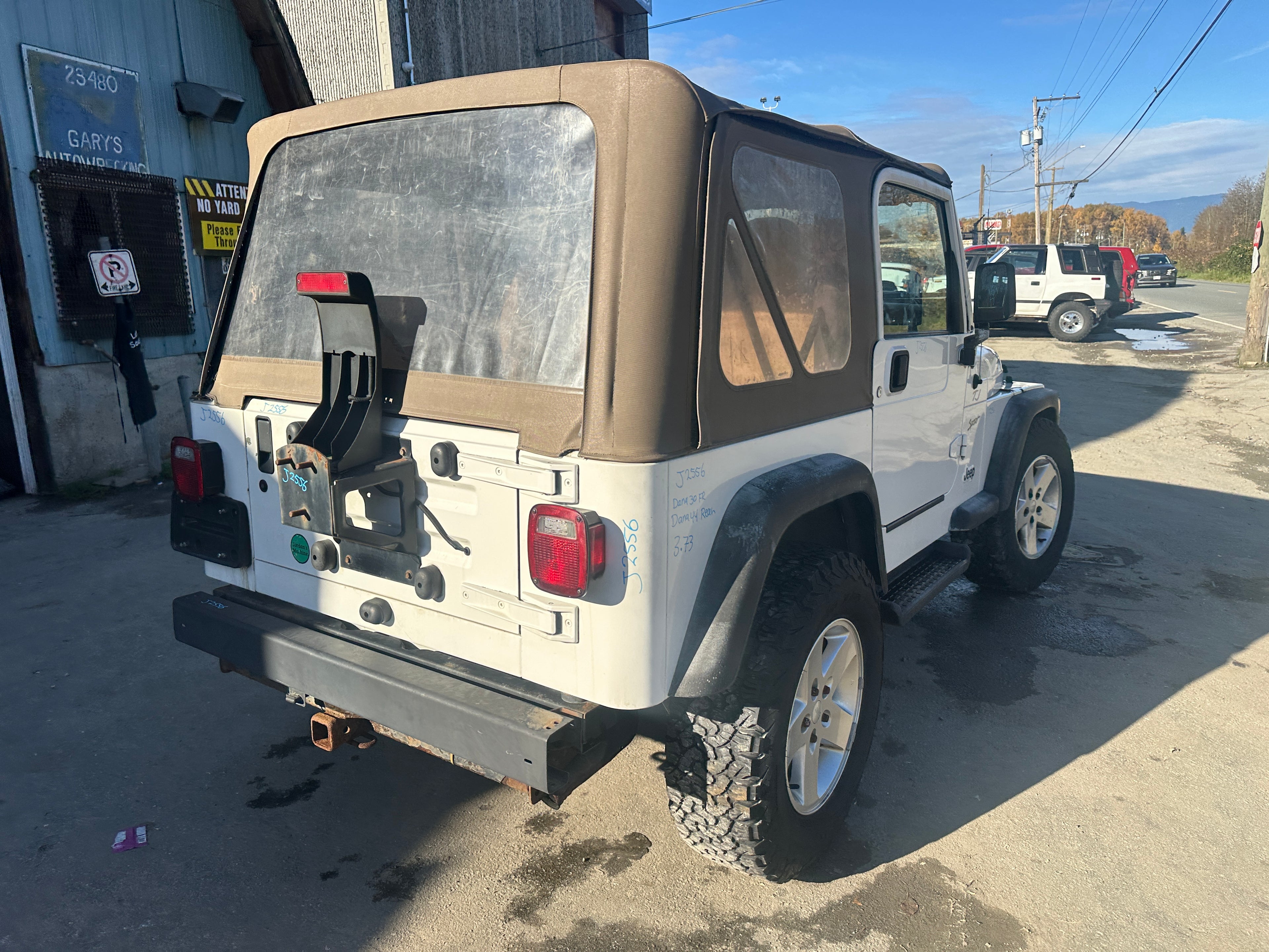2002 Jeep Wrangler TJ – J2556
