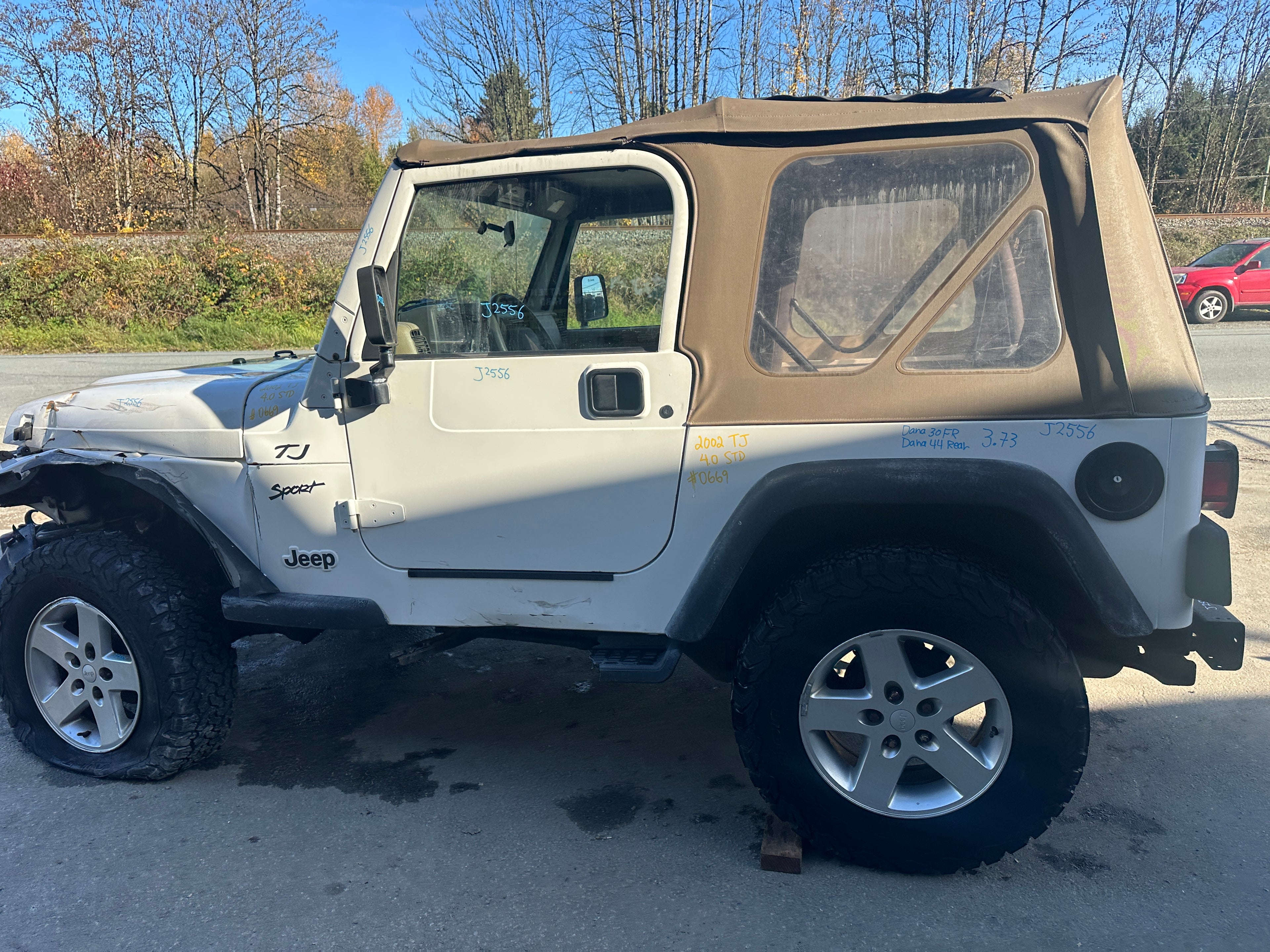 2002 Jeep Wrangler TJ – J2556