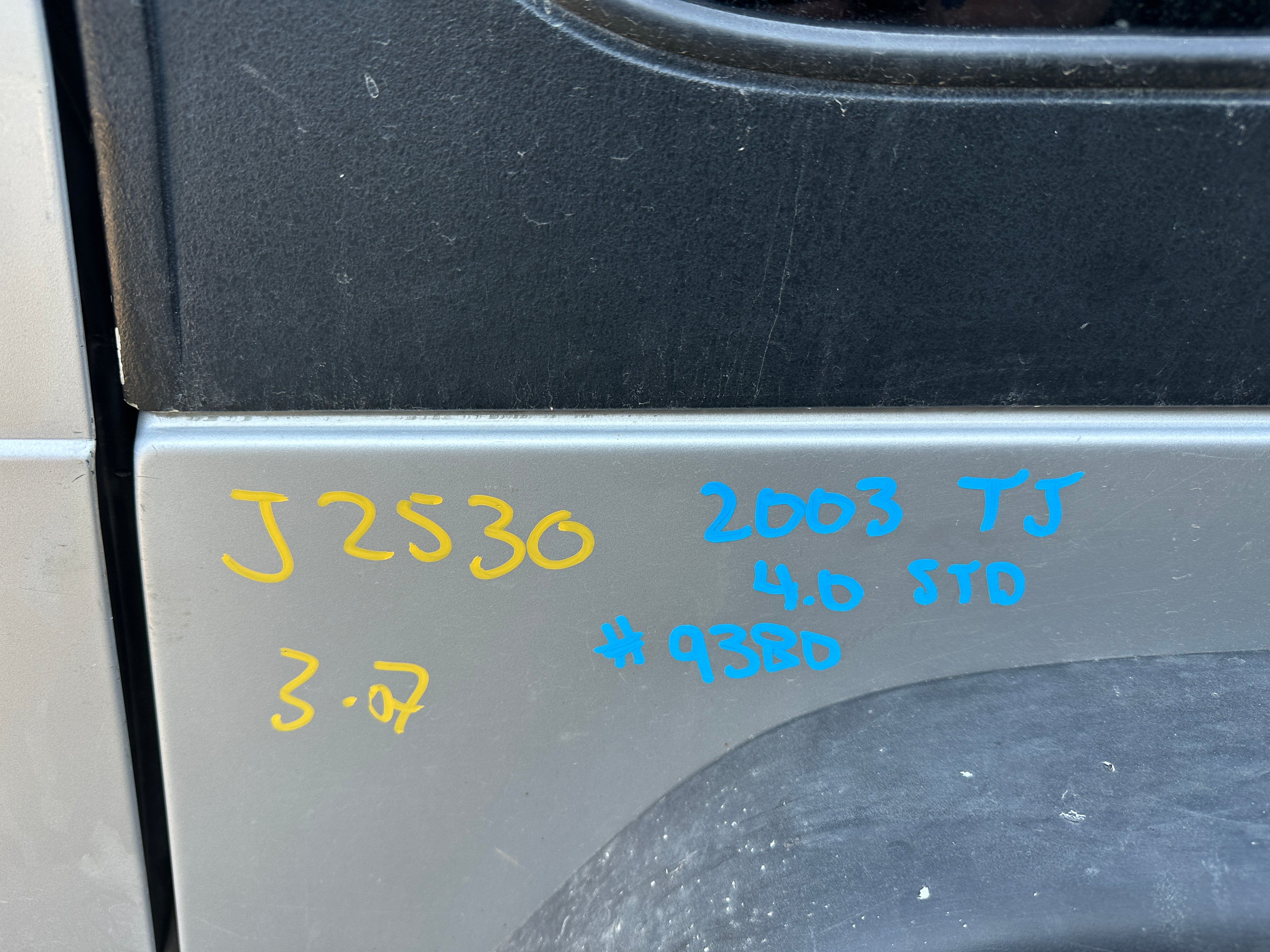 2003 Jeep Wrangler TJ 4.0 – J2530