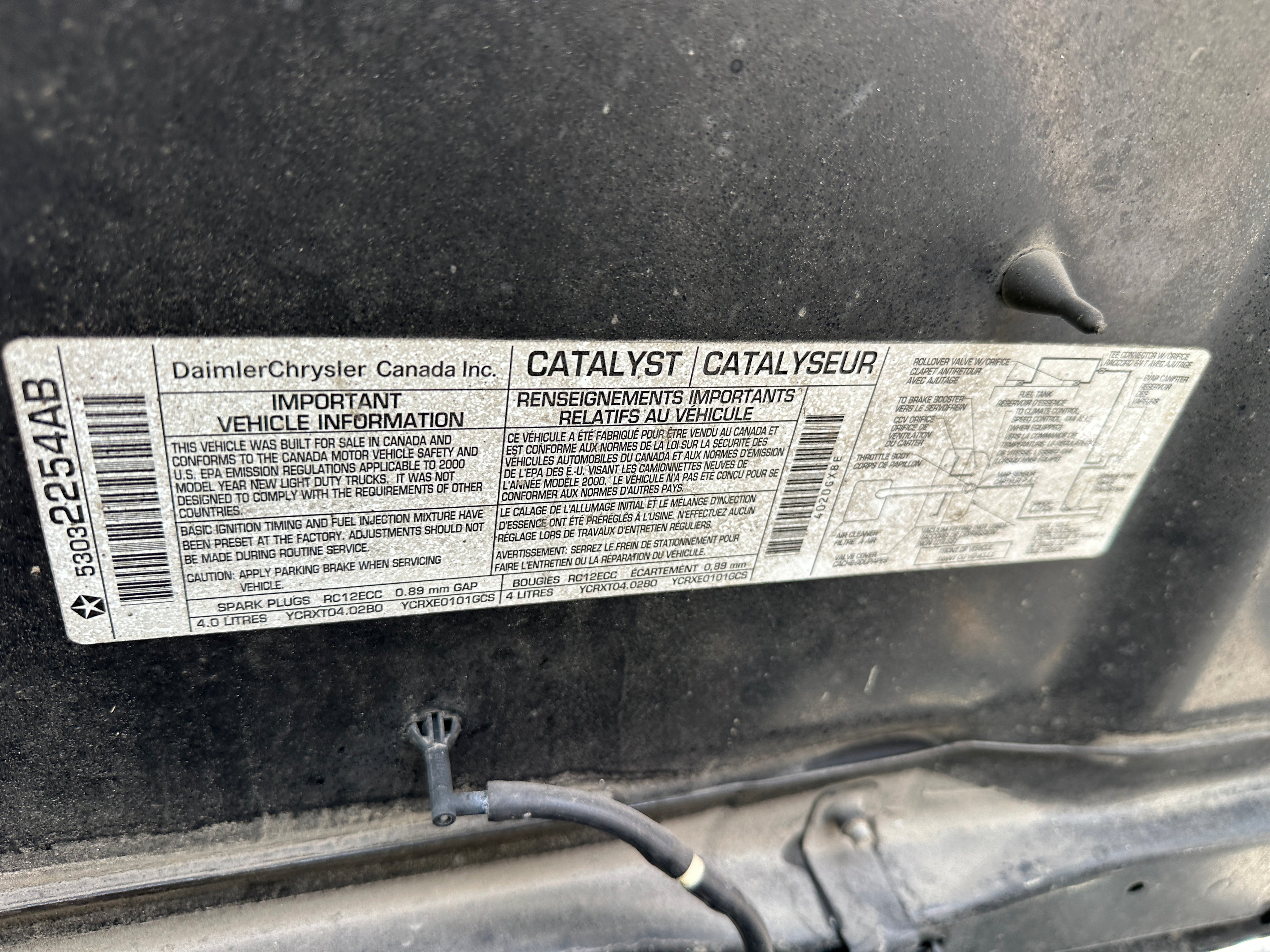 2002 Jeep Wrangler TJ RHD 4.0 – J2532