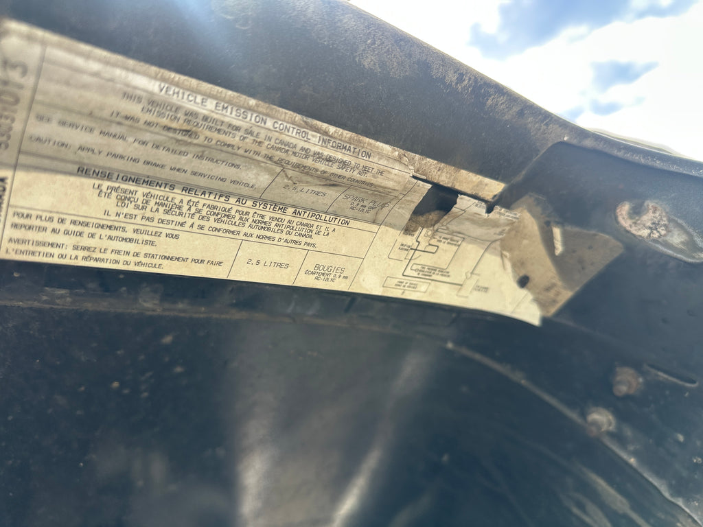 1992 Jeep Wrangler YJ 2.5 – J2533