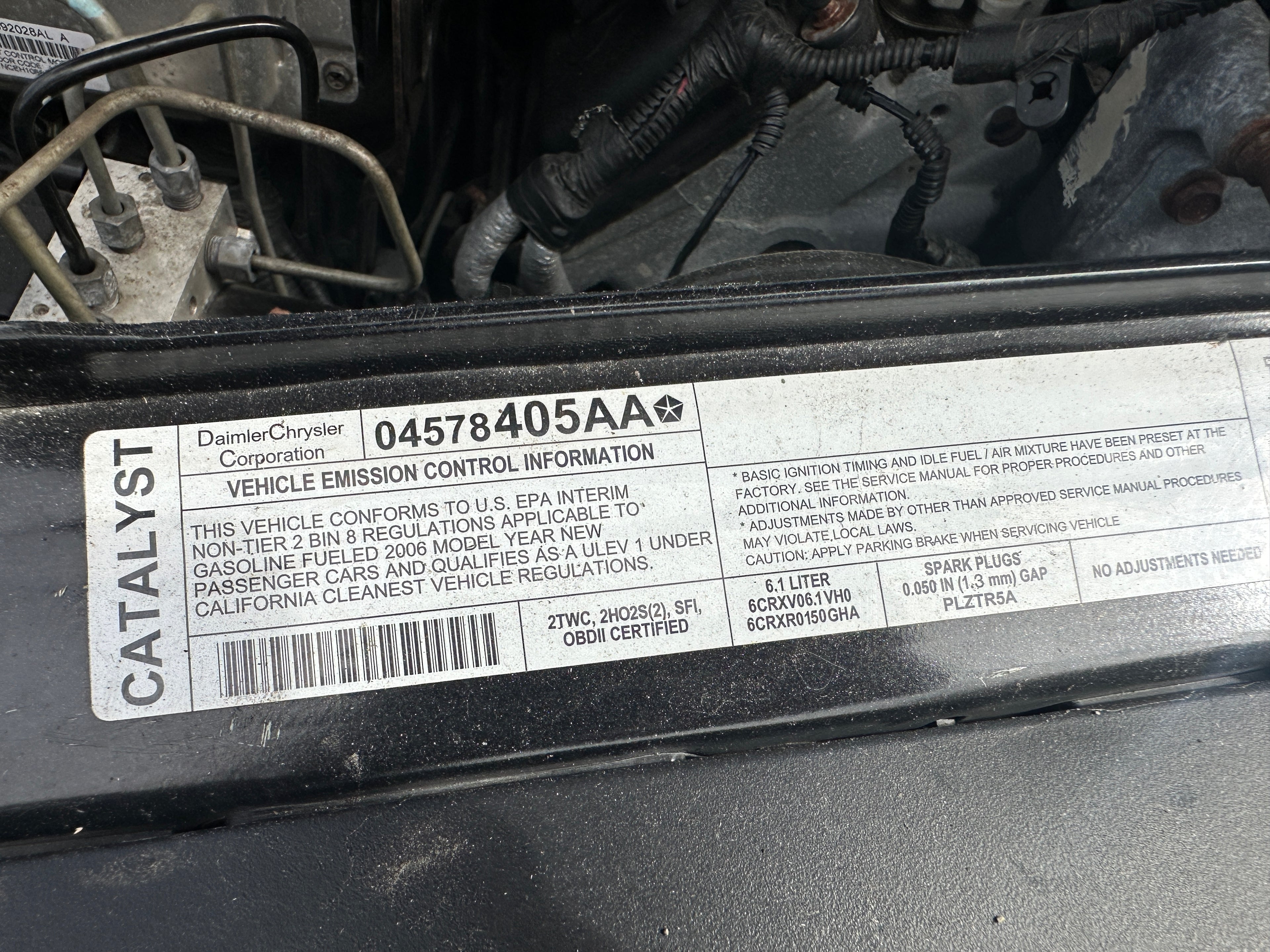 2006 Dodge Charger SRT-8 – D2502