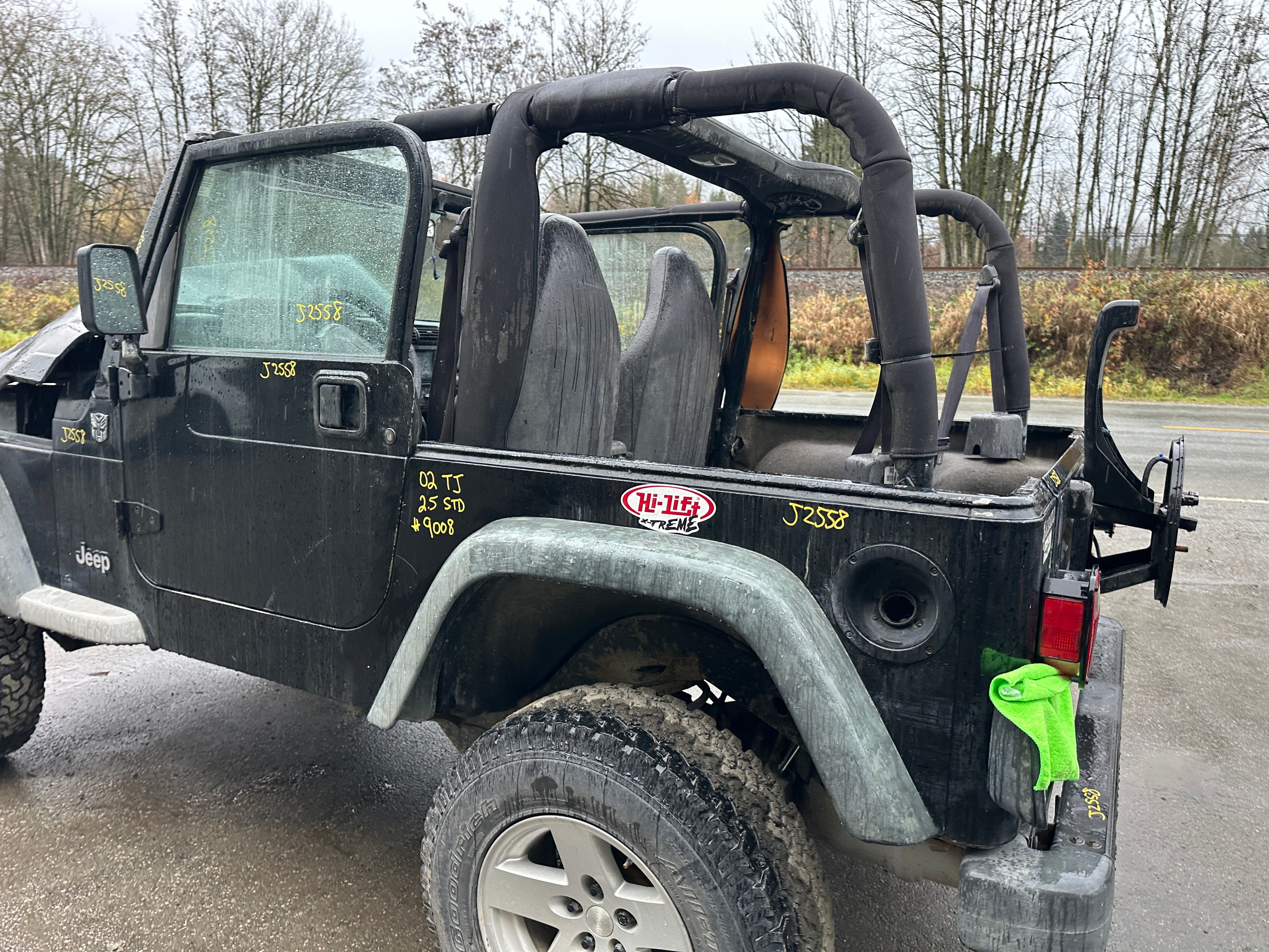 2002 Jeep Wrangler TJ 2.5 – J2558