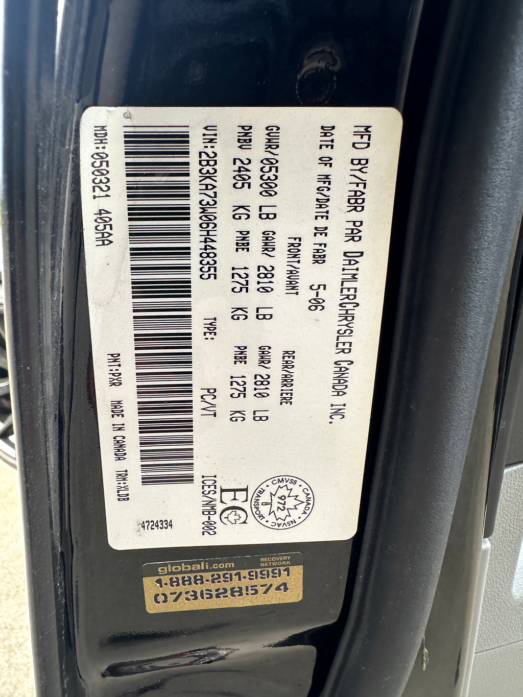 2006 Dodge Charger SRT-8 – D2502