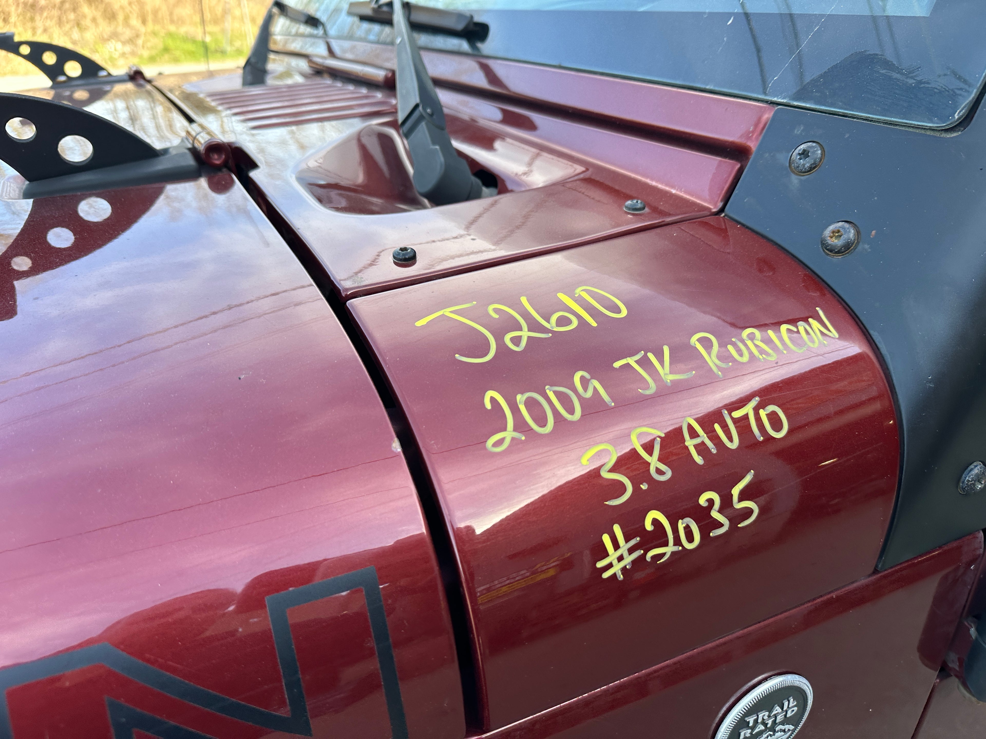 2009 Jeep Wrangler JK Unlimited Rubicon 3.8 – J2610