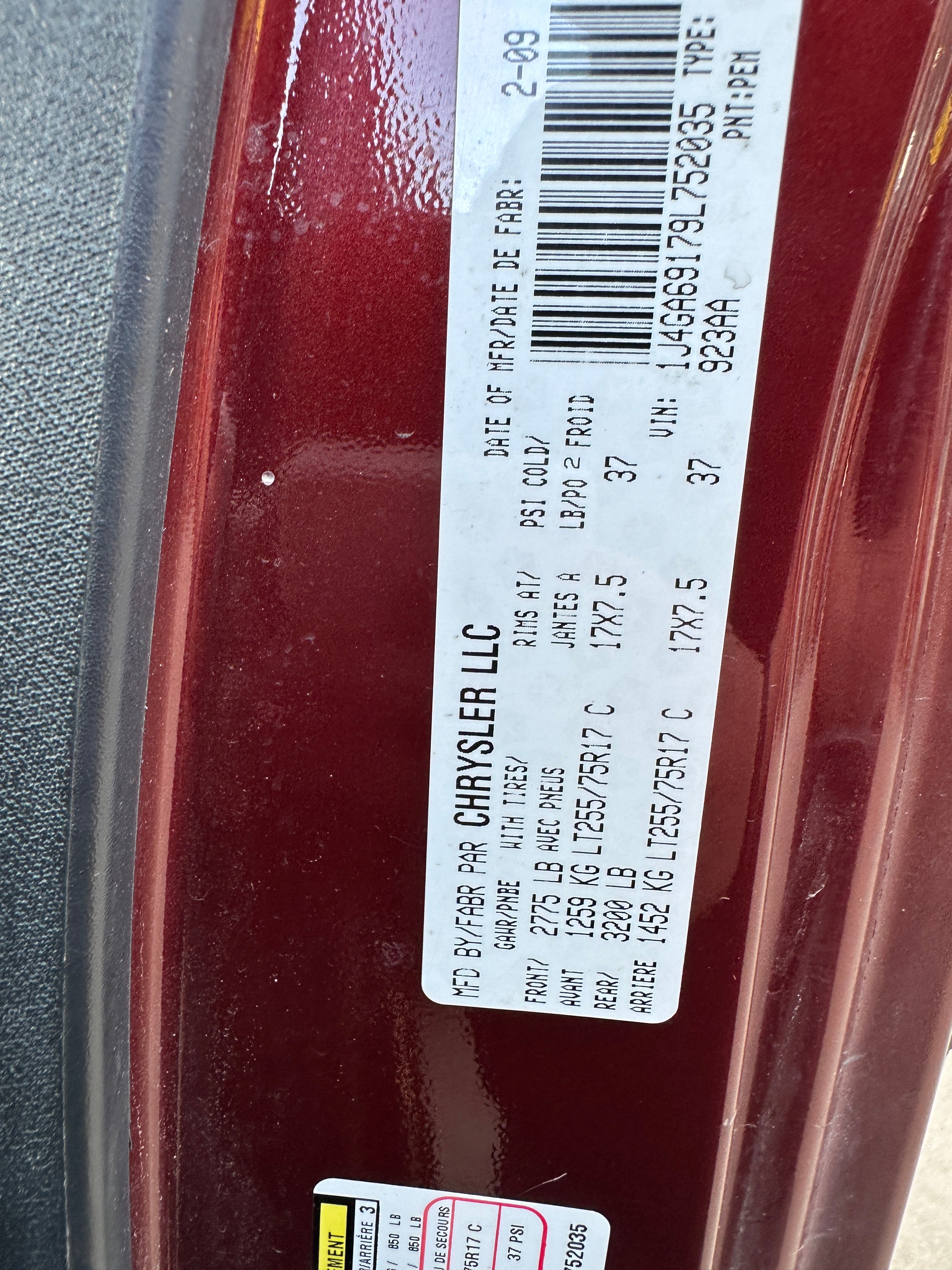 2009 Jeep Wrangler JK Unlimited Rubicon 3.8 – J2610