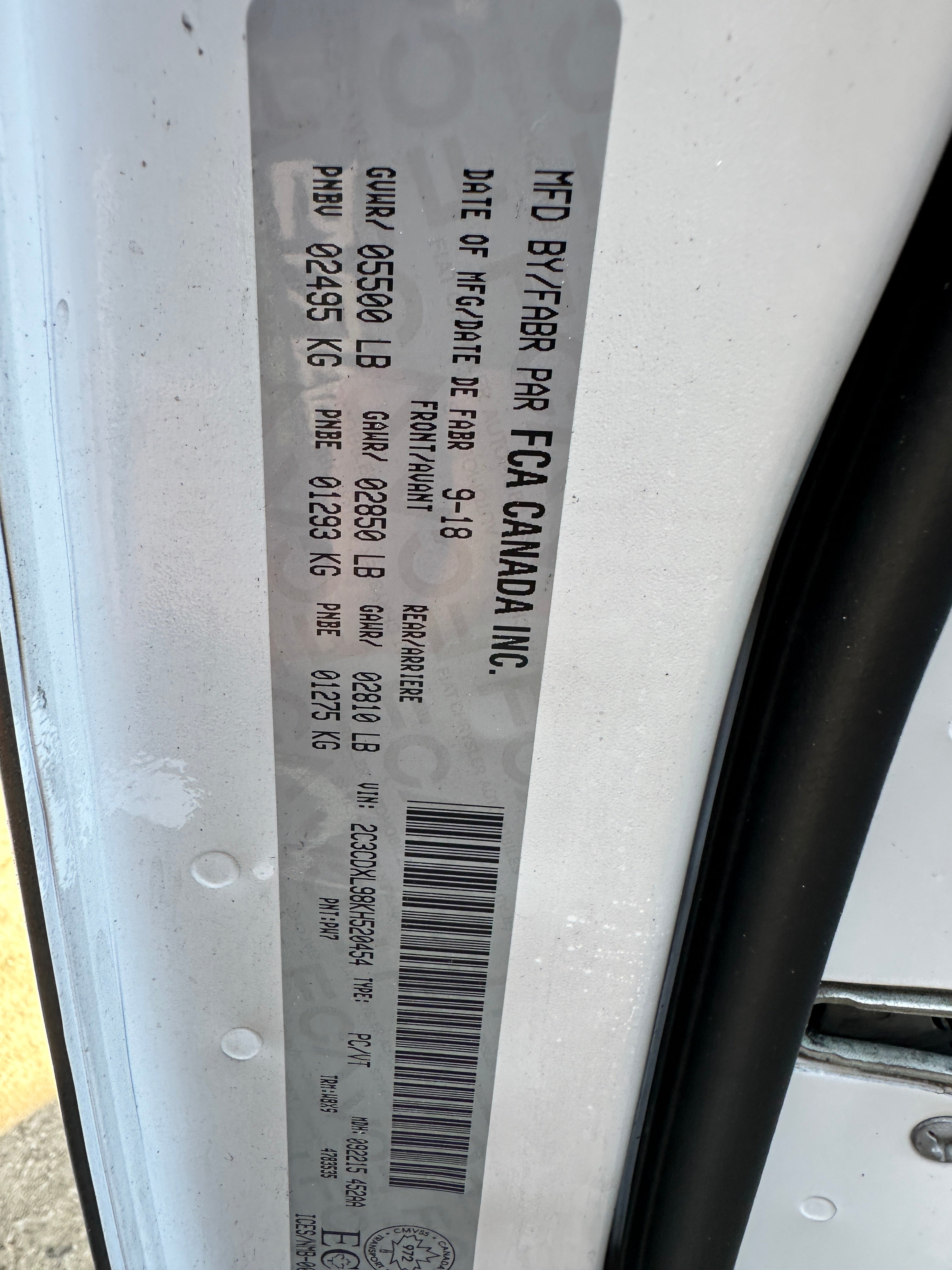 2019 Dodge Charger SRT Hellcat – D2503