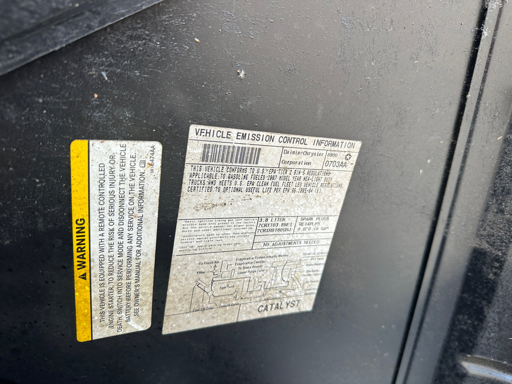 2007 Jeep Wrangler Sahara – J2534